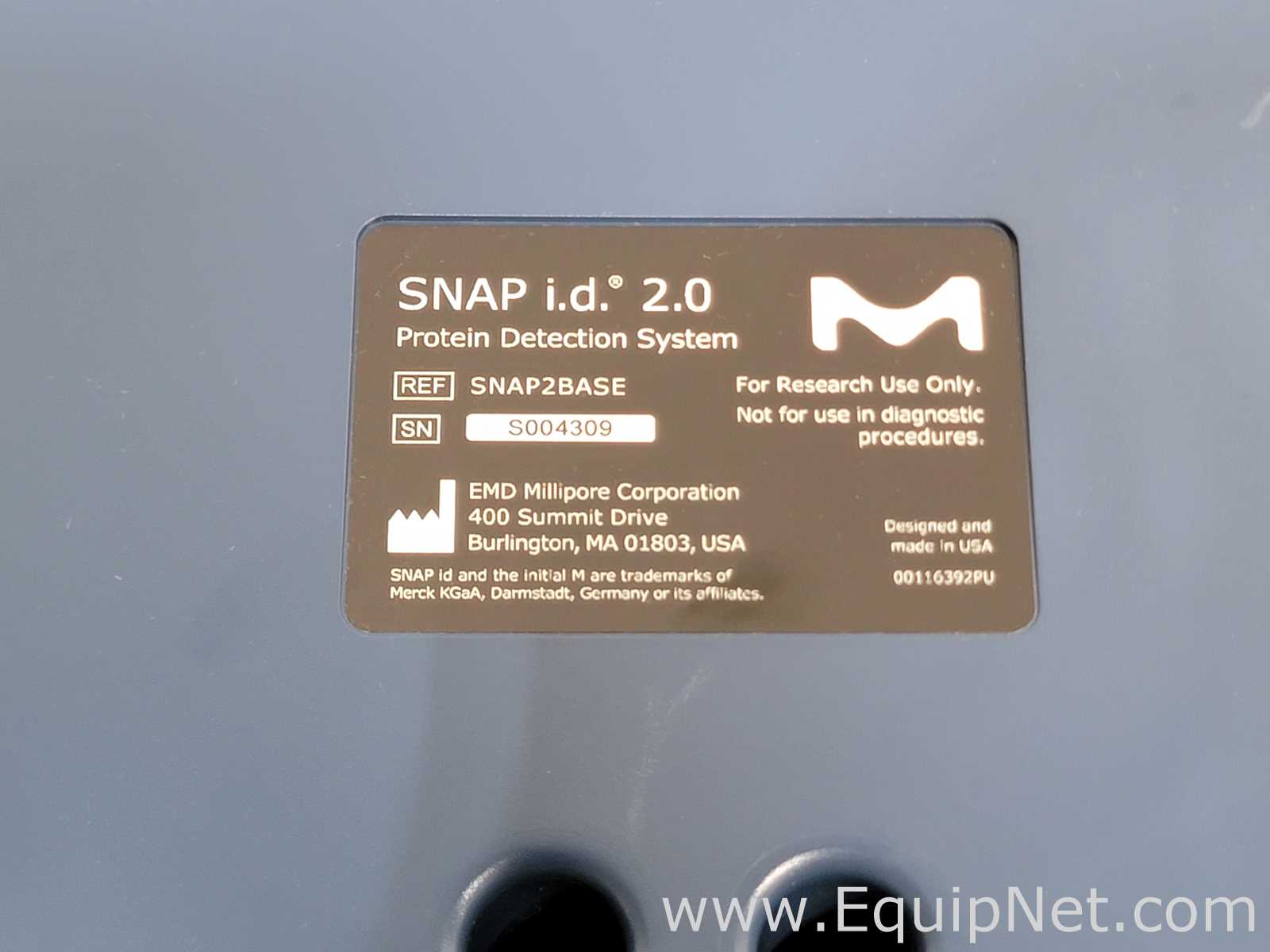 Millipore SNAP ID 2.0 Protein Detector Base Only