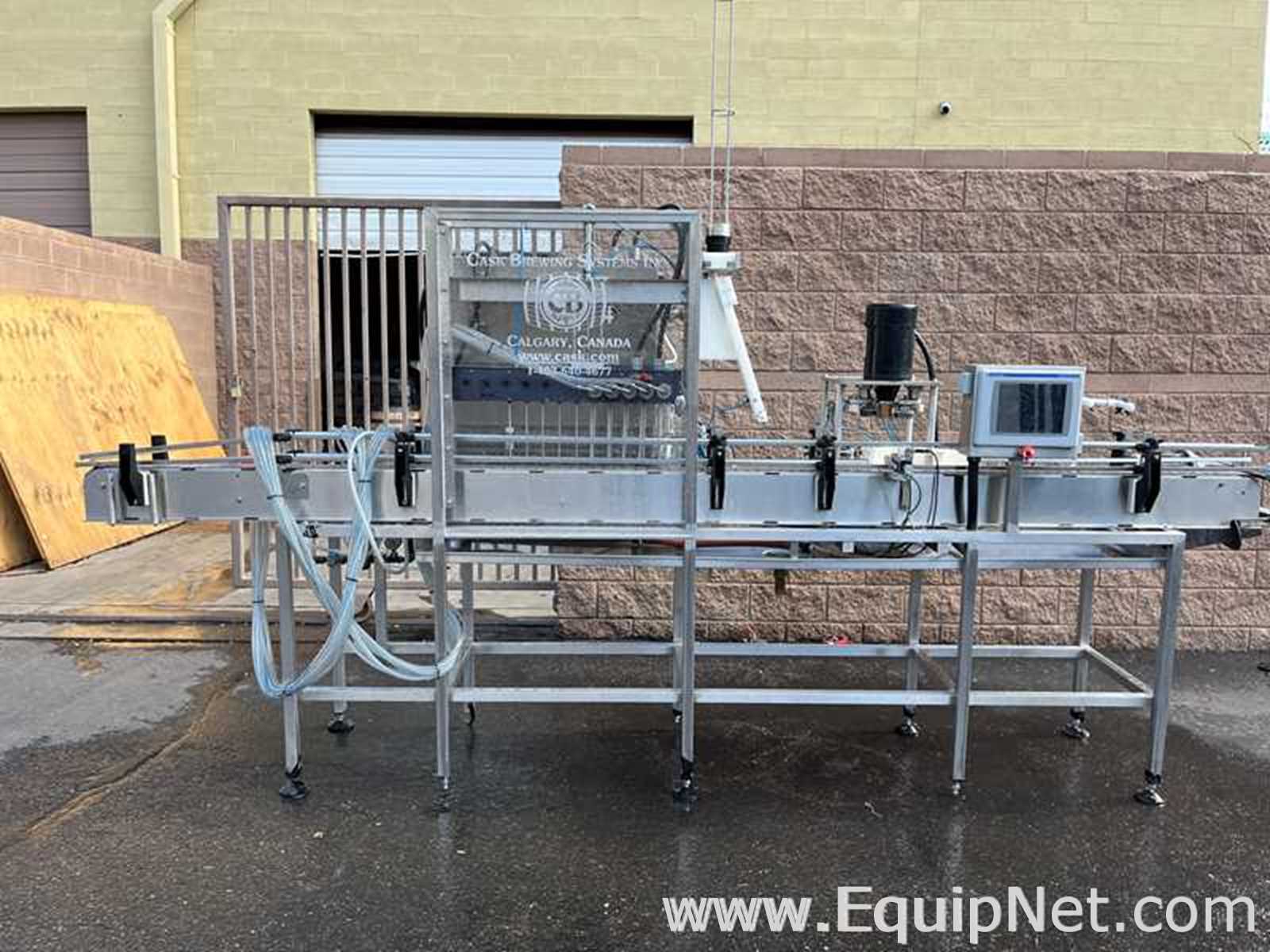 Cask Brewing ACS-5 Beverage Filling Line with Cask Automated Depalletizer