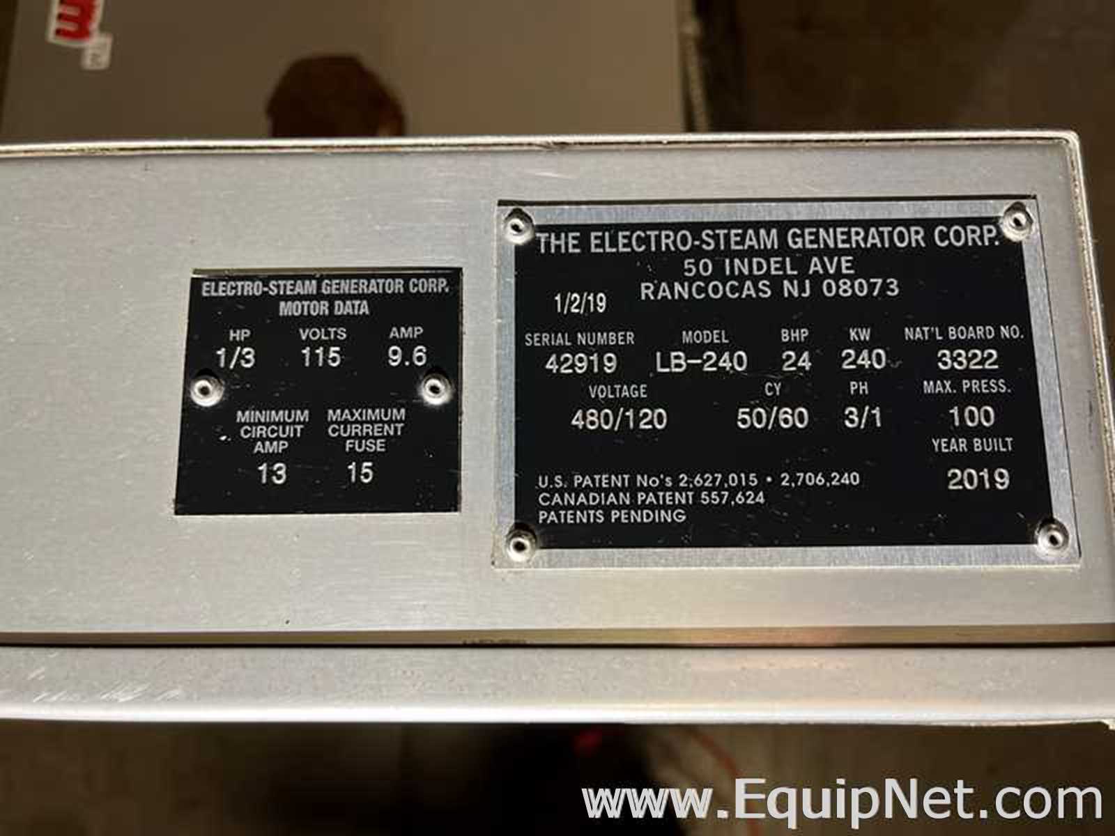 Electro-Steam LB-240 Steam Generator