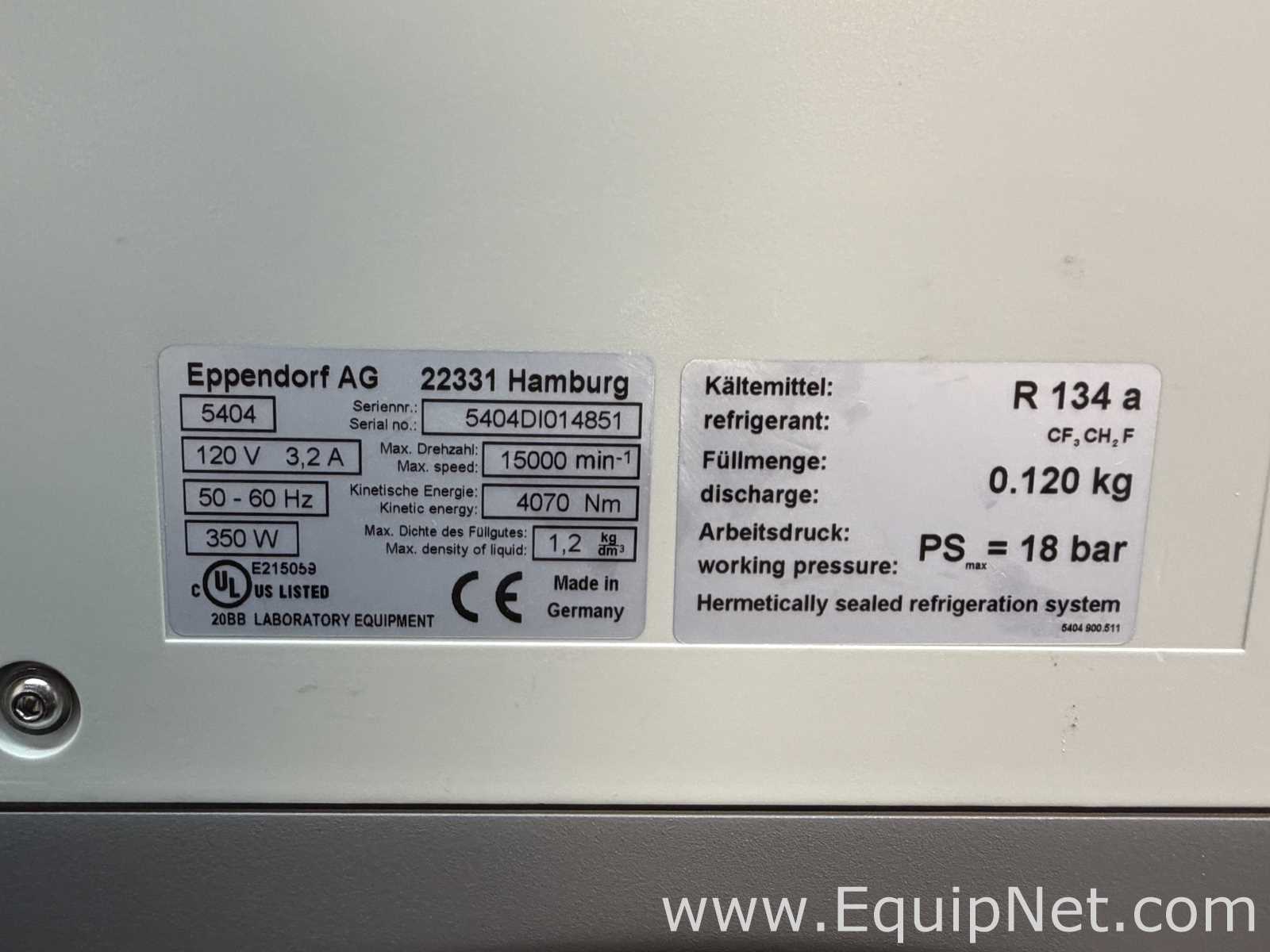 Eppendorf 5424 R Laboratory Centrifuge