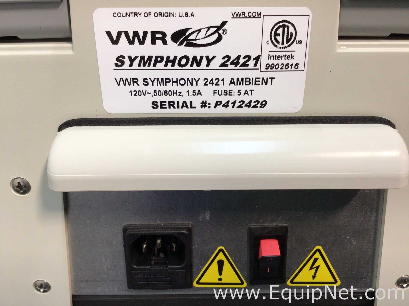 Centrífuga para laboratorio VWR Symphony 2421
