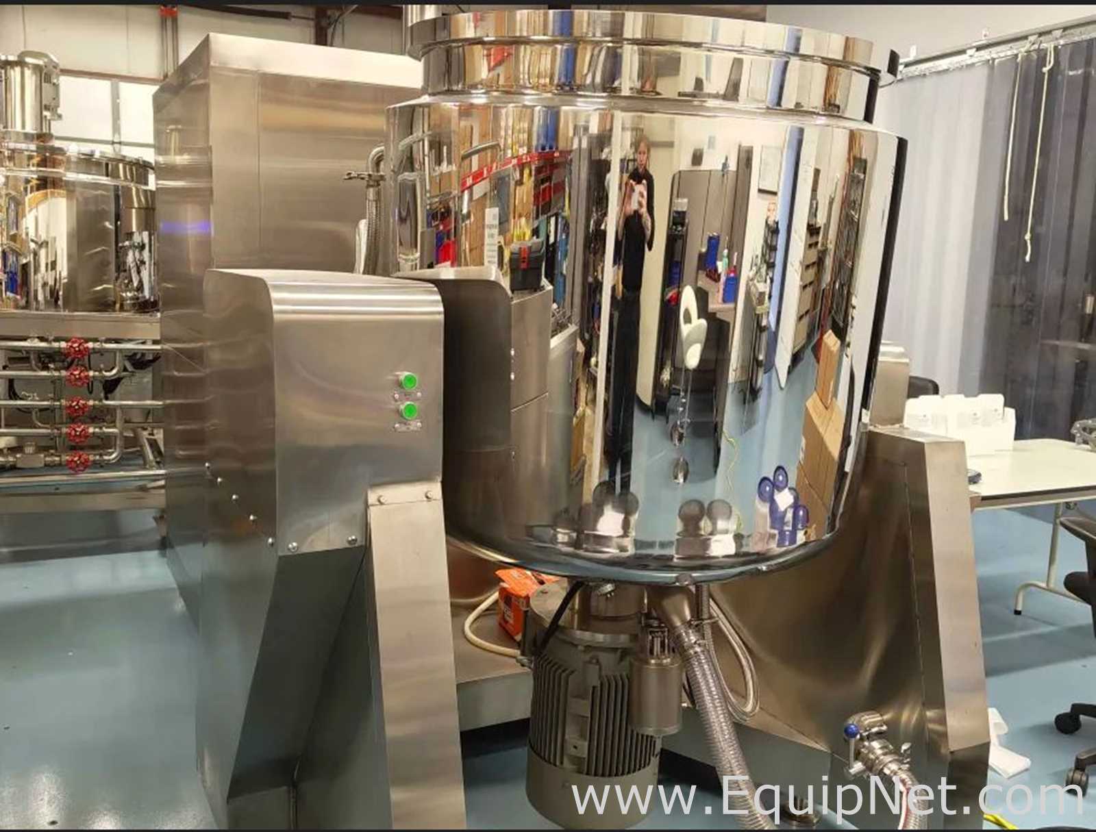 Unused Sino Ekato Lindo SME-500L Vacuum Homogenizing Emulsifier Mixer Stainless Steel