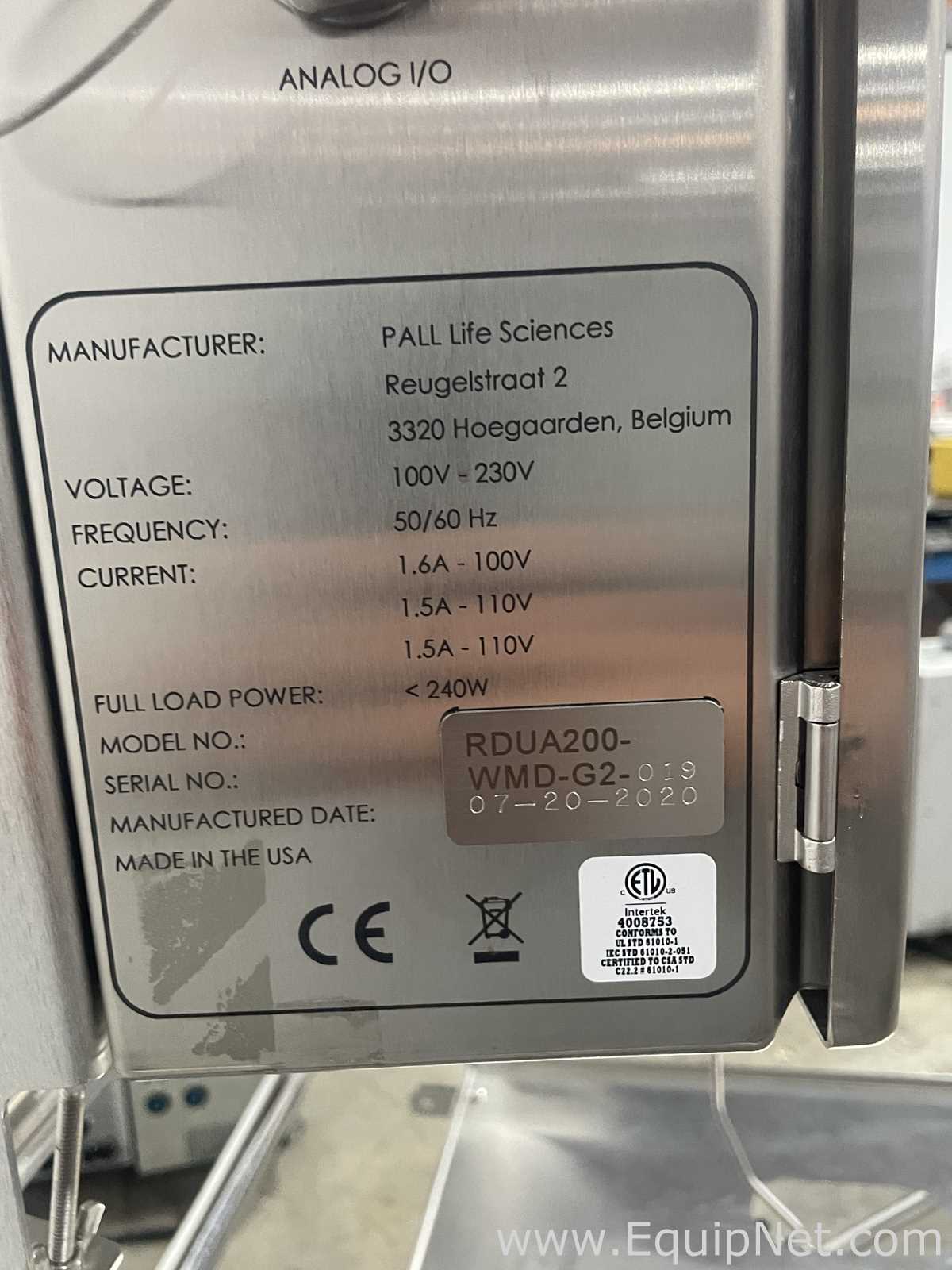 Misturador Pall Life Sciences RDUA200