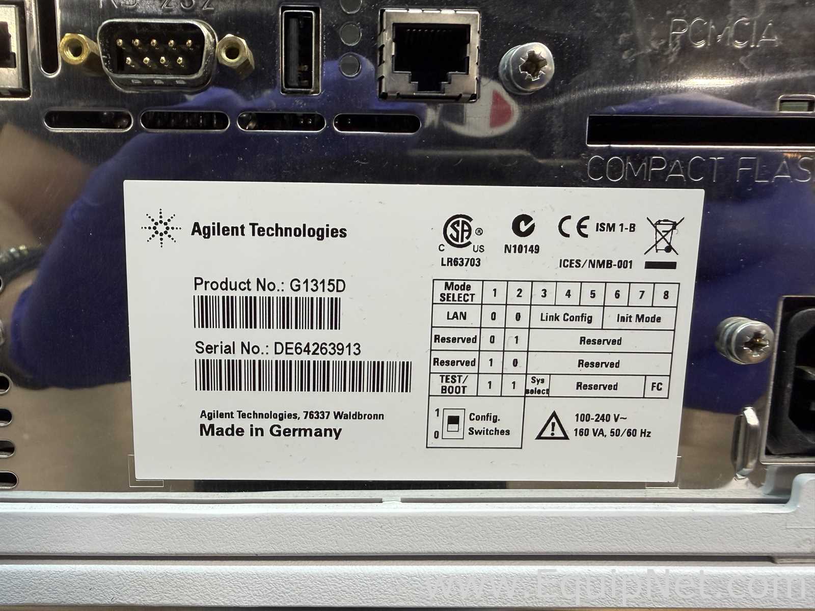 Agilent Technologies HPLC Components With DAD Detector and Quat Pump