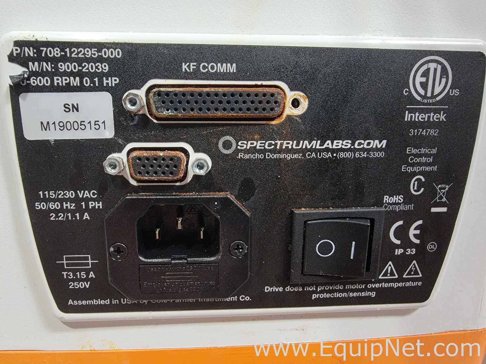 Sistema de ultrafiltración entarimado Spectrum Labs  KR2i