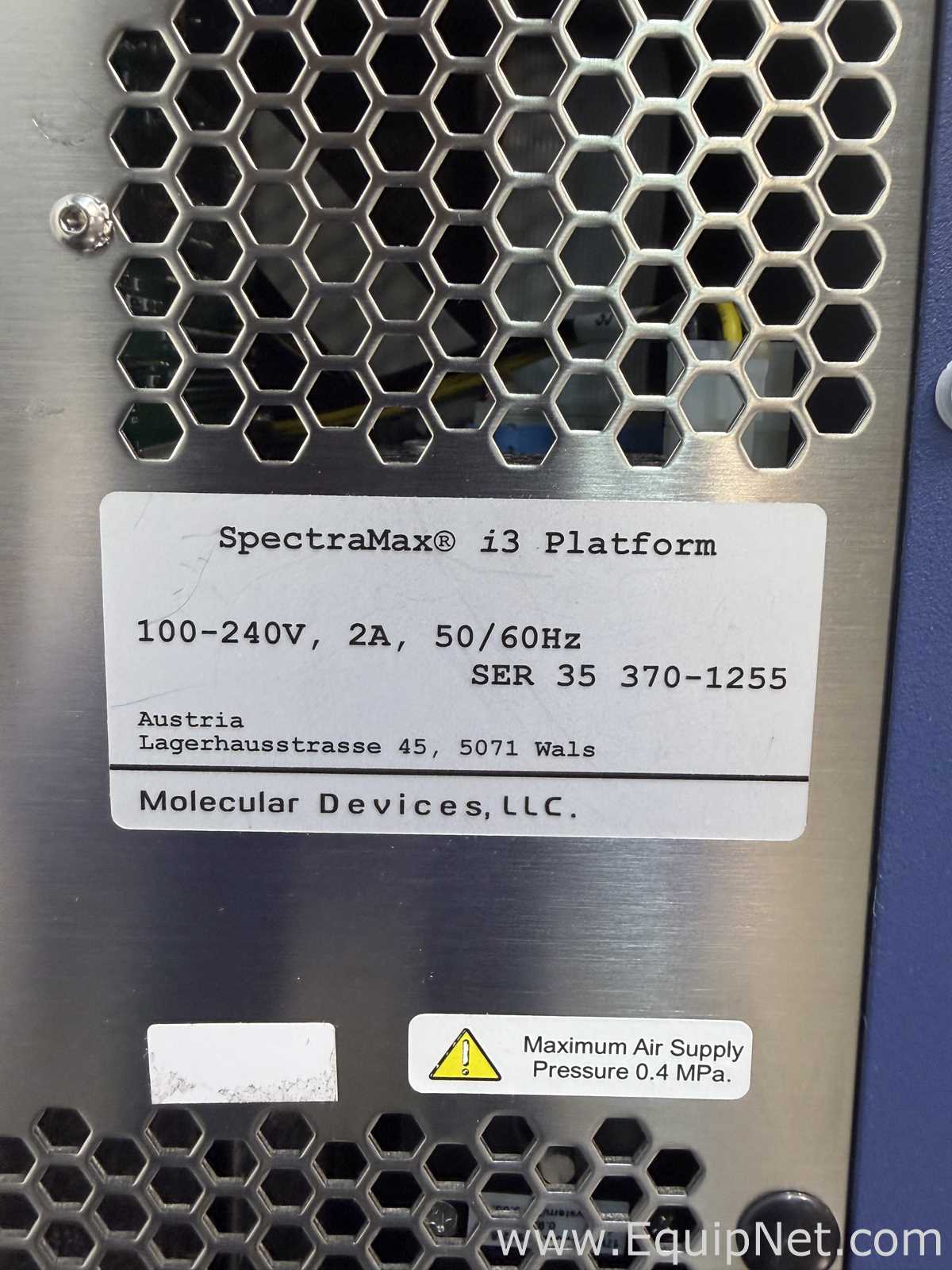 Leitor de MicroPlaca Molecular Devices Spectramax i3