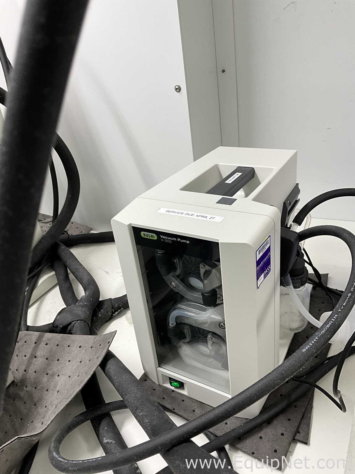 Buchi Labortechnik AG R-100 Evaporator With B-100 Heating Bath V-300 Vacuum Pump and I-100 Interface