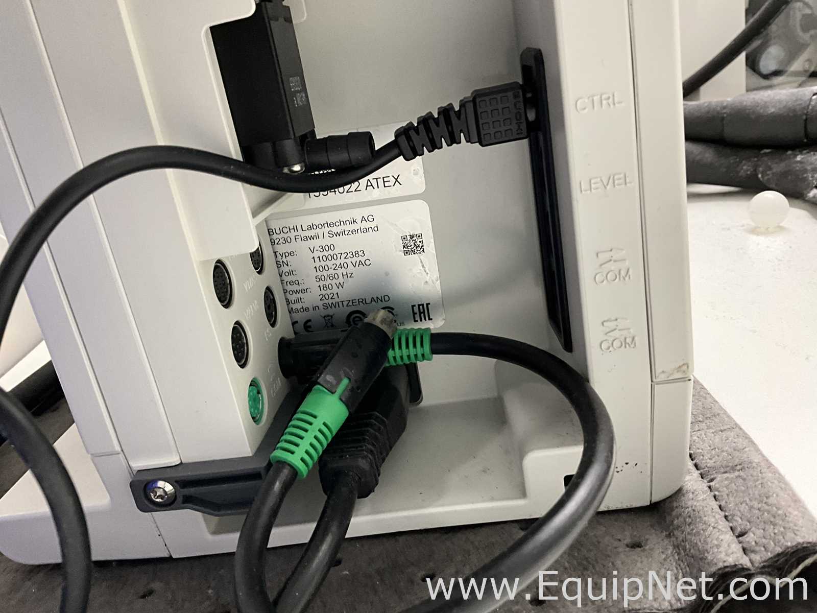 Buchi Labortechnik AG R-100 Evaporator With B-100 Heating Bath V-300 Vacuum Pump and I-100 Interface