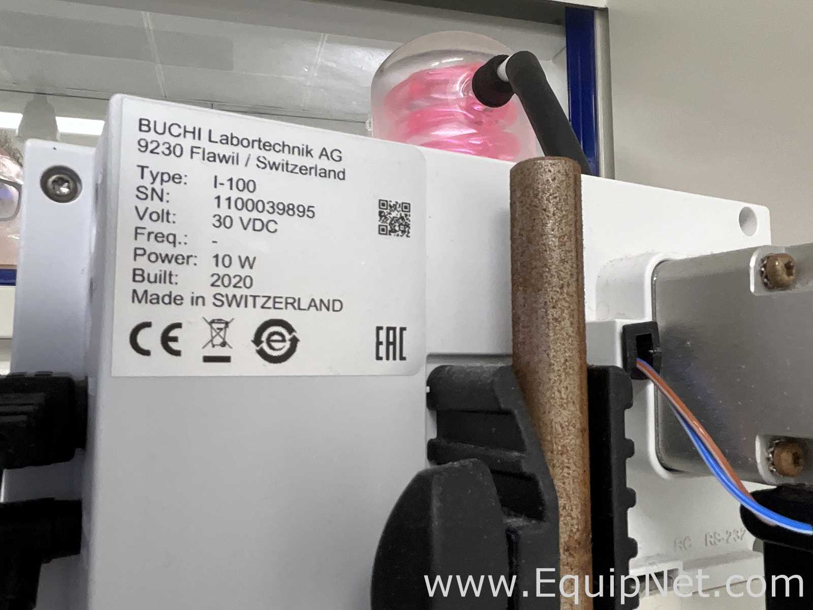 Buchi Labortechnik AG R-100 Evaporator With B-100 Heating Bath V-300 Vacuum Pump and I-100 Interface