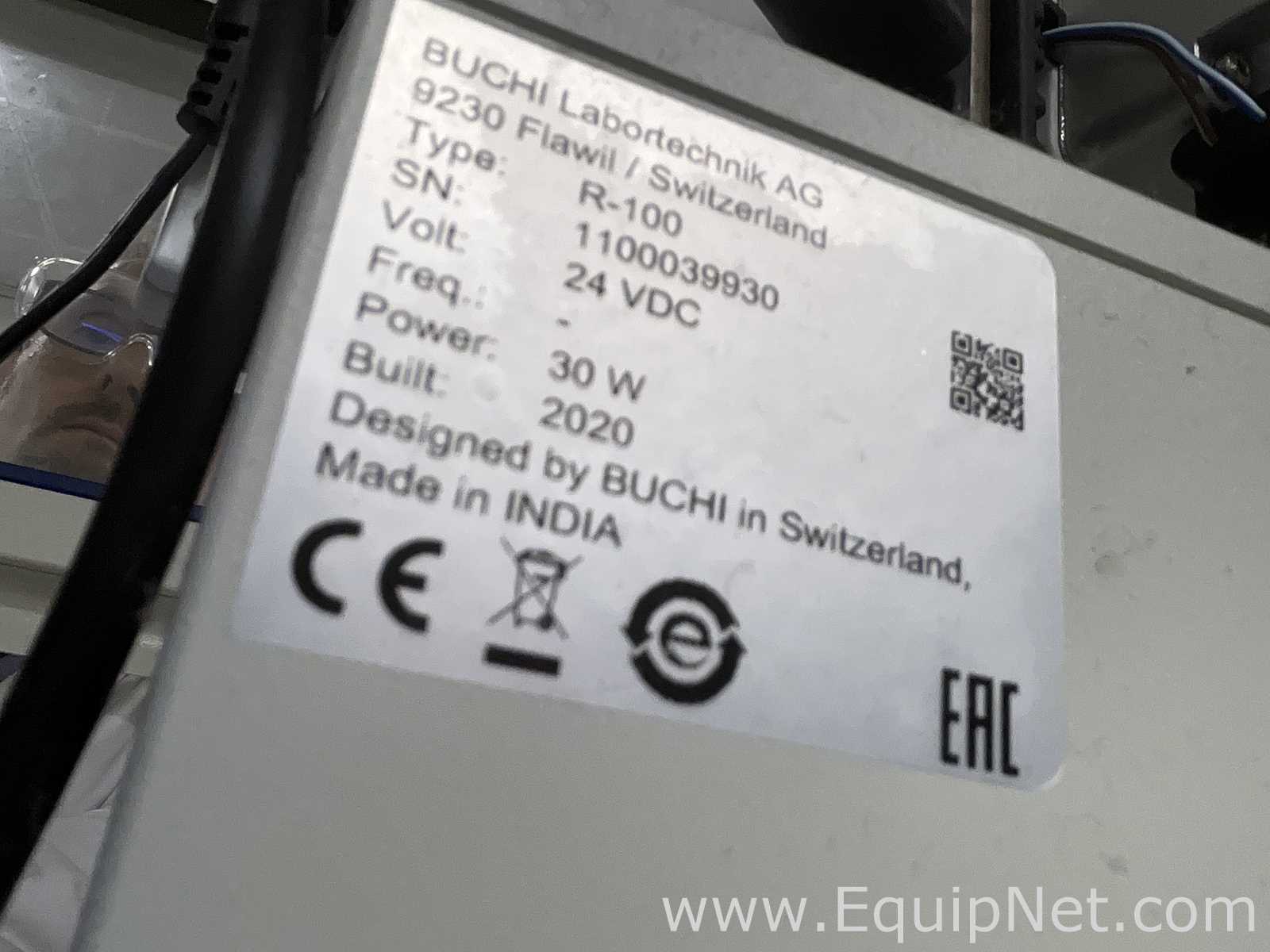 Buchi Labortechnik AG R-100 Evaporator With B-100 Heating Bath V-300 Vacuum Pump and I-100 Interface