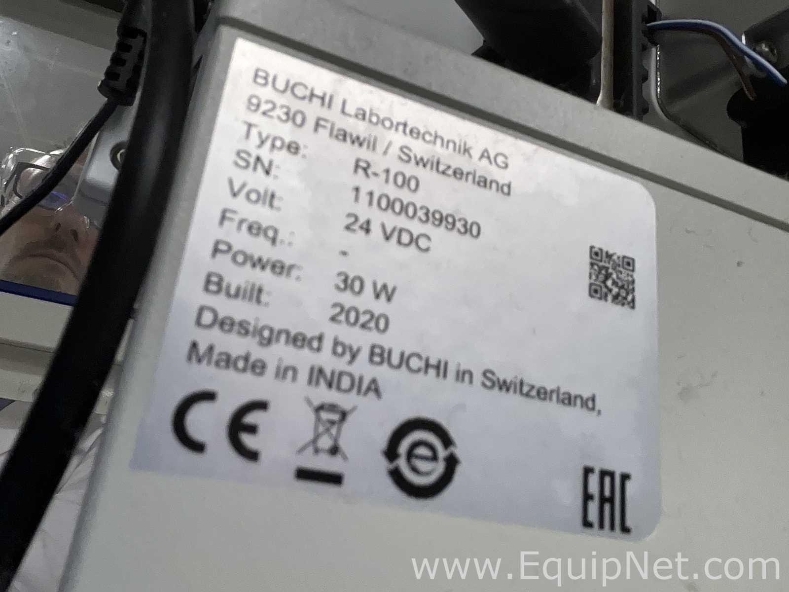 Buchi Labortechnik AG R-100 Evaporator With B-100 Heating Bath V-300 Vacuum Pump and I-100 Interface