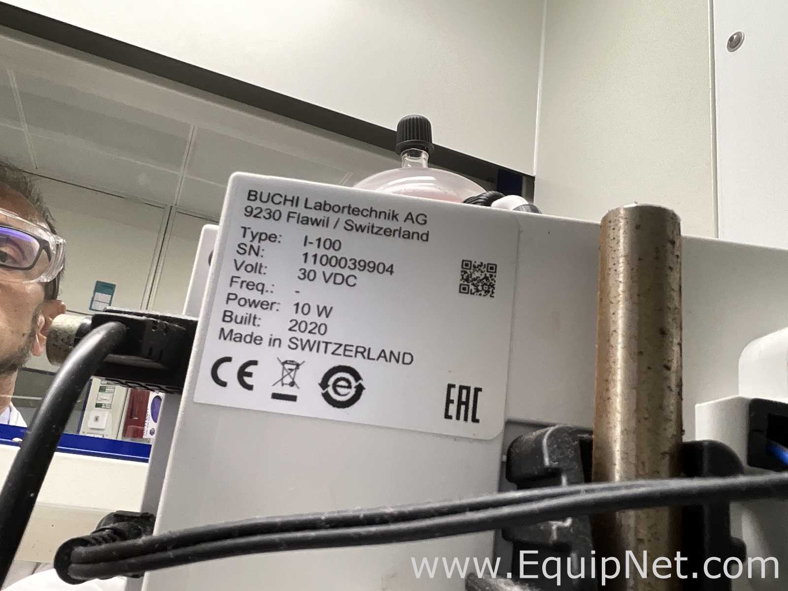 Buchi Labortechnik AG R-100 Evaporator With B-100 Heating Bath V-300 Vacuum Pump and I-100 Interface
