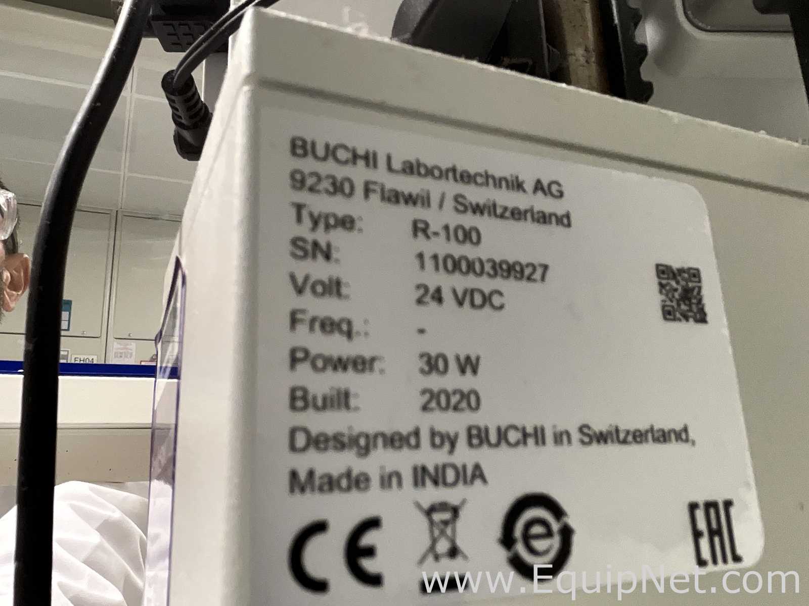 Buchi Labortechnik AG R-100 Evaporator With B-100 Heating Bath V-300 Vacuum Pump and I-100 Interface