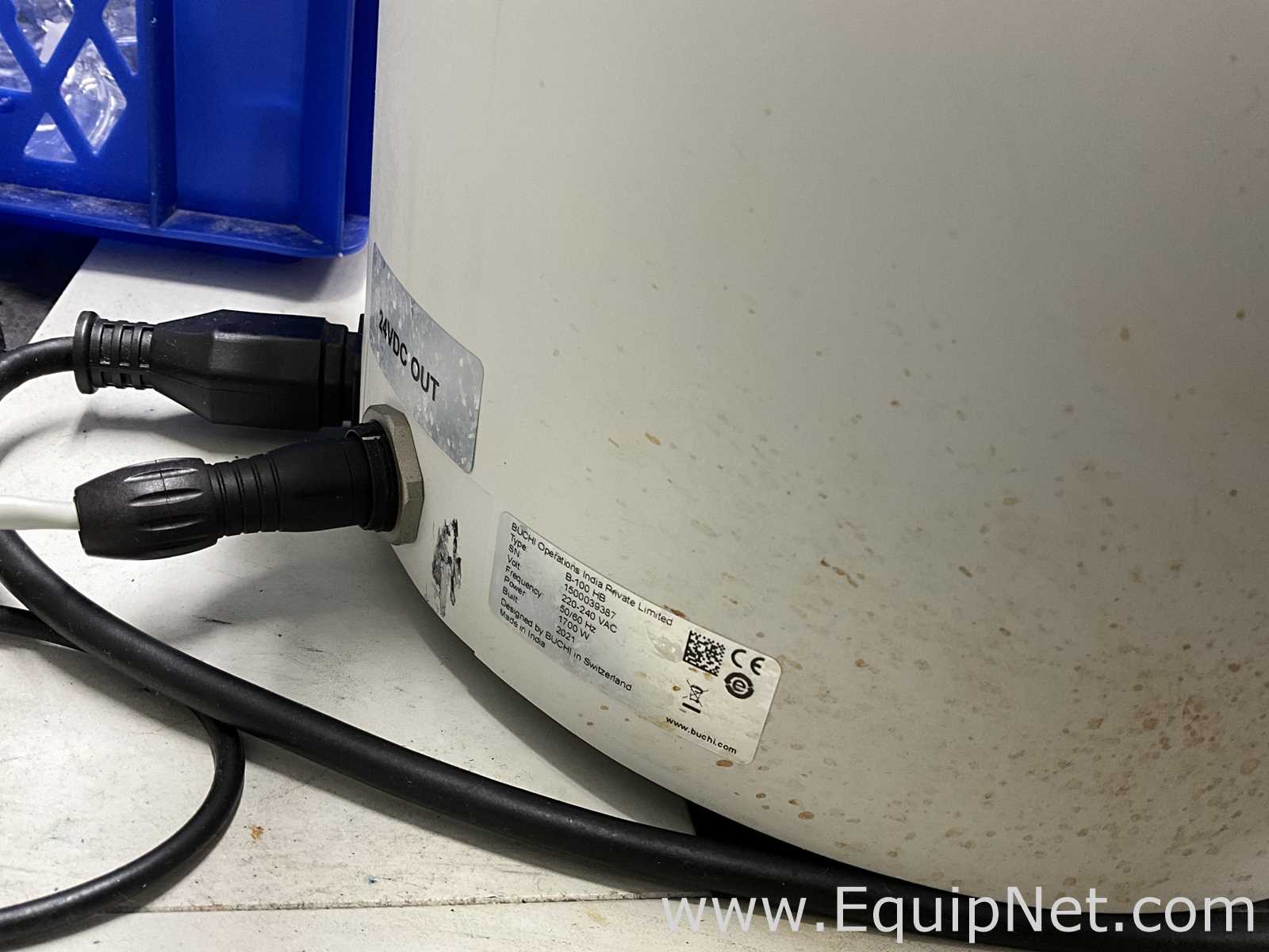 Buchi Labortechnik AG R-100 Evaporator With B-100 Heating Bath V-300 Vacuum Pump and I-100 Interface