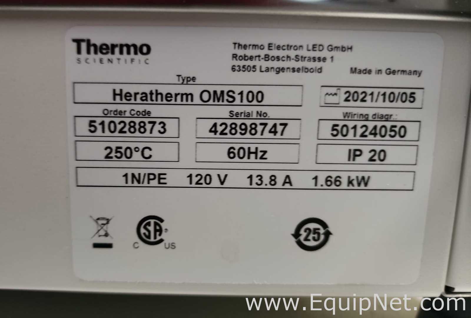 Thermo Scientific Heratherm OMS 100 Lab Oven