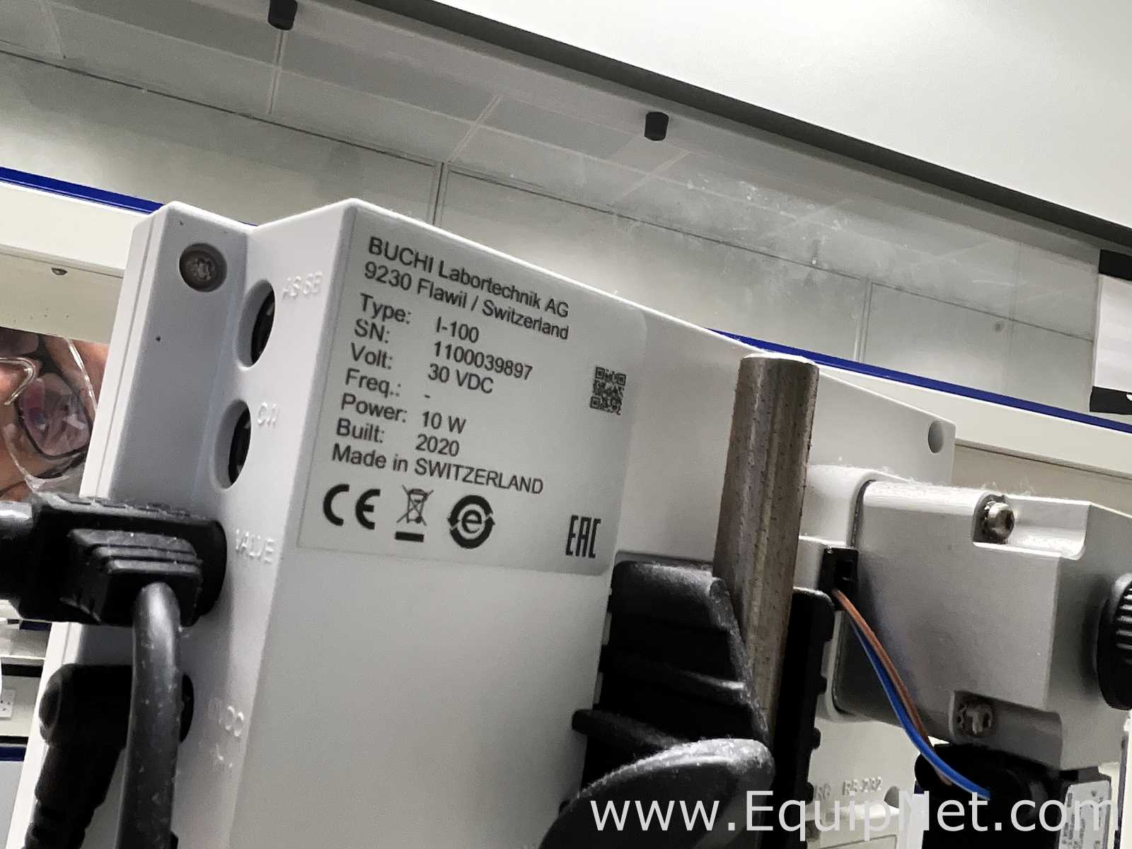 Buchi Labortechnik AG R-100 Evaporator With B-100 Heating Bath V-300 Vacuum Pump and I-100 Interface