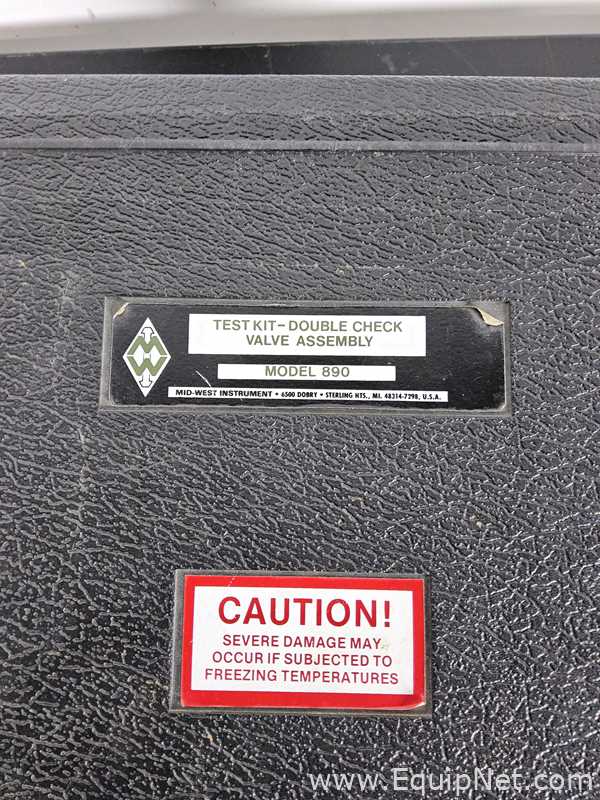 Midwest Instruments/Specialty Valve 890 Tedt Kit-Double Check Valve Assembly