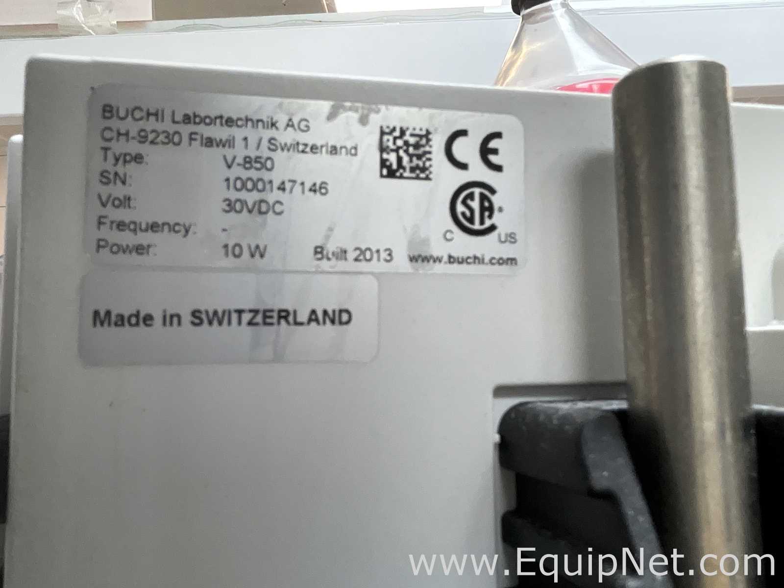 Buchi R-100 Rotary Evaporator with B-100 Heating Bath and V-300 Vacuum Pump