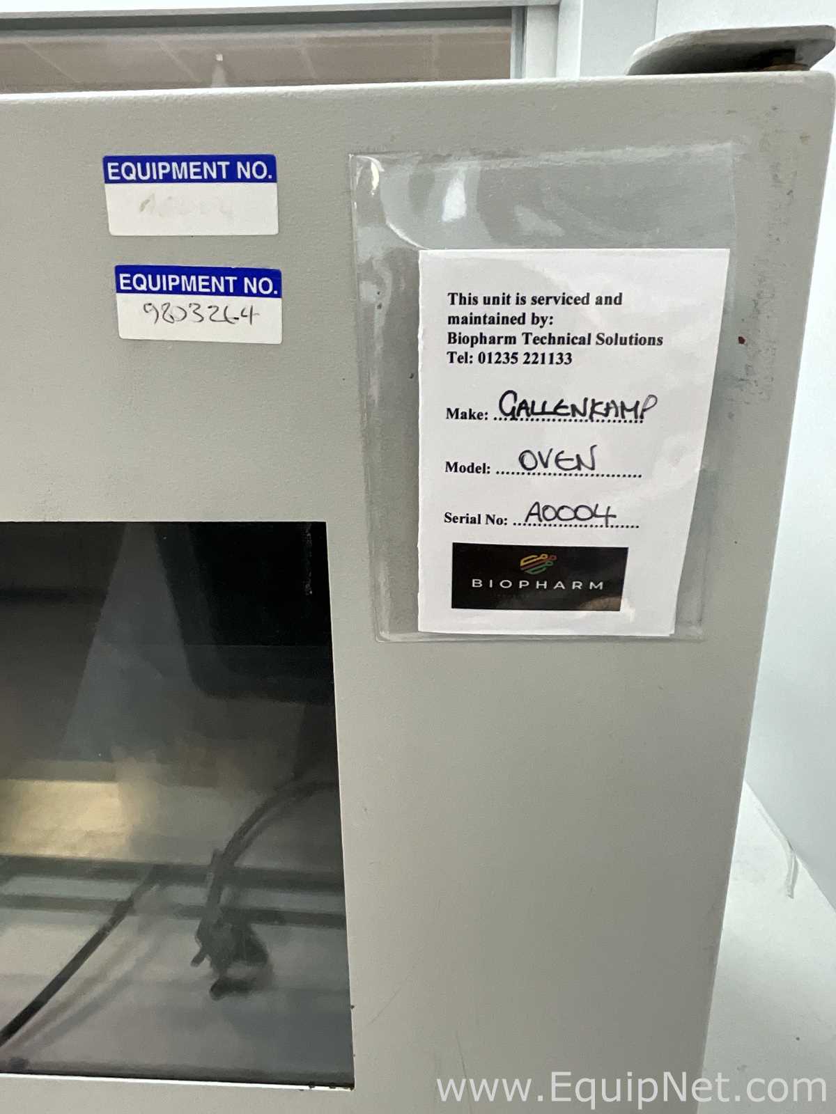 Gallenkamp OVA031.XX1.5 Laboratory Vacuum Oven with Edwards ELab2 Vacuum Pump