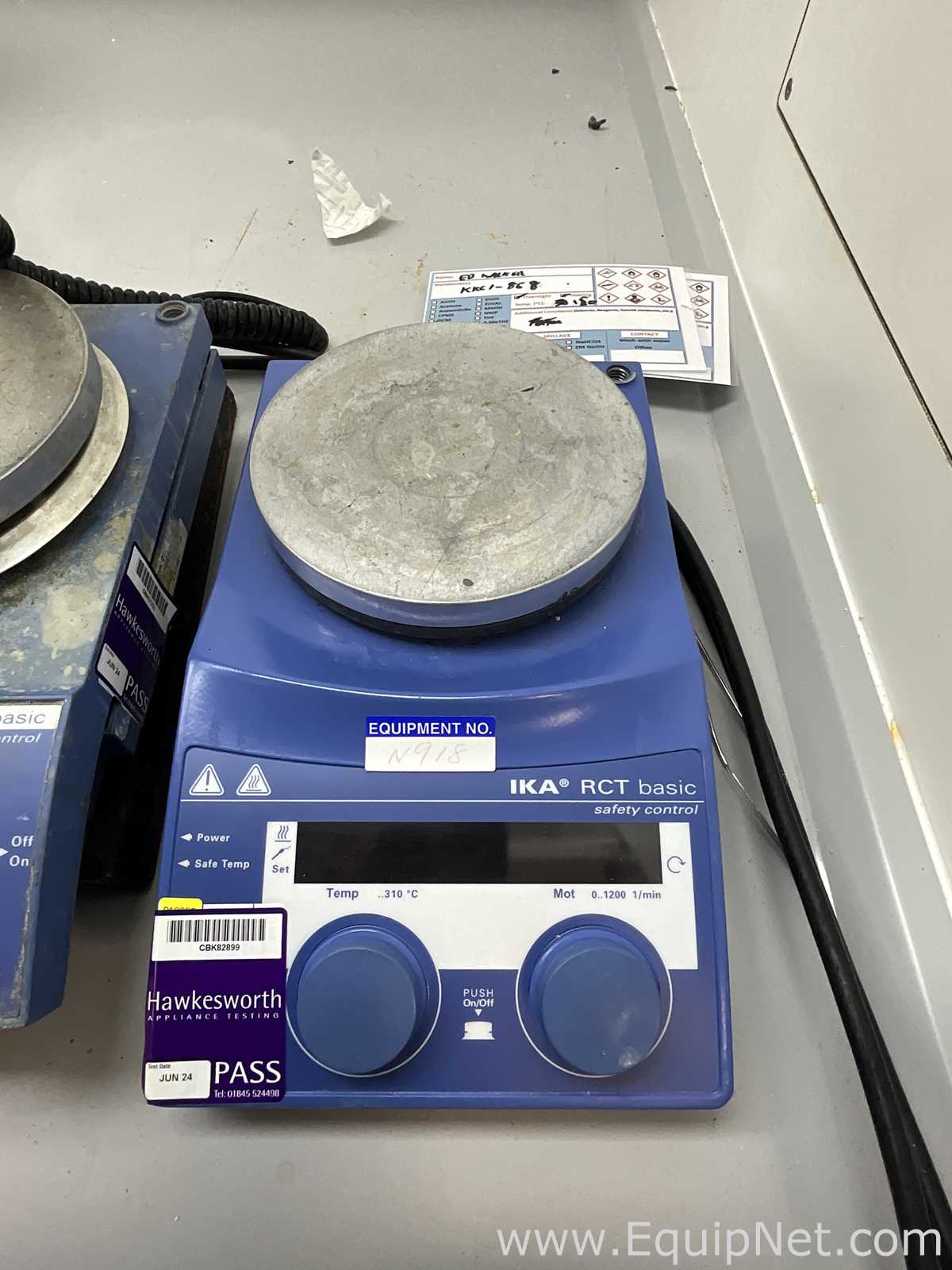 Lot of 3 Off IKA RCT BASIC Hot Plate Stirrers