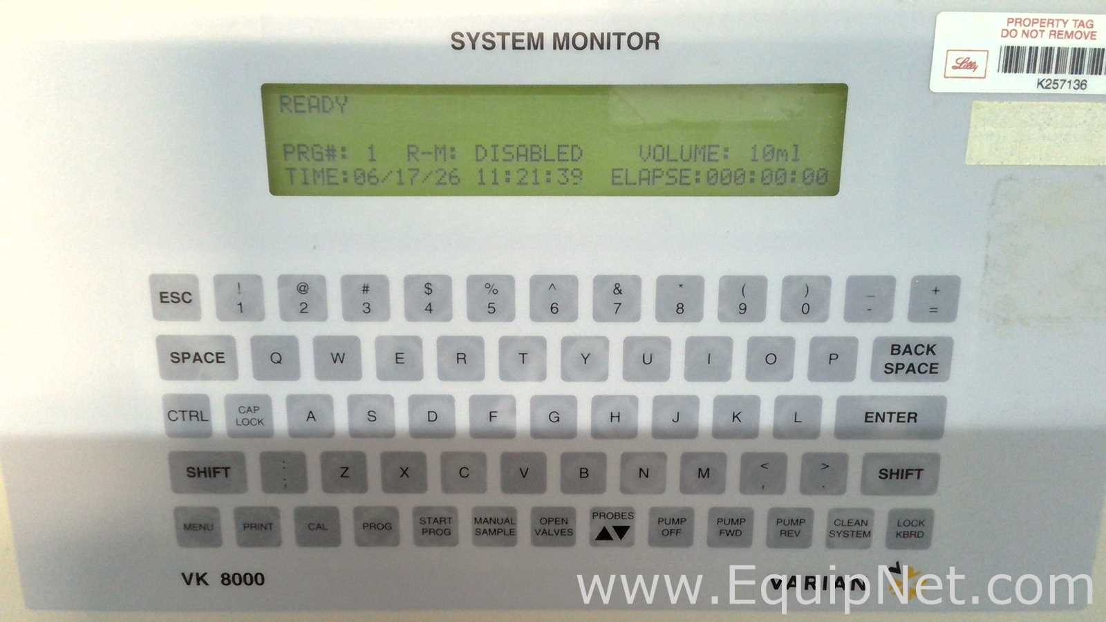 Varian VK 8000 Auto Sampler with Varian VK 806 Syringe Pump