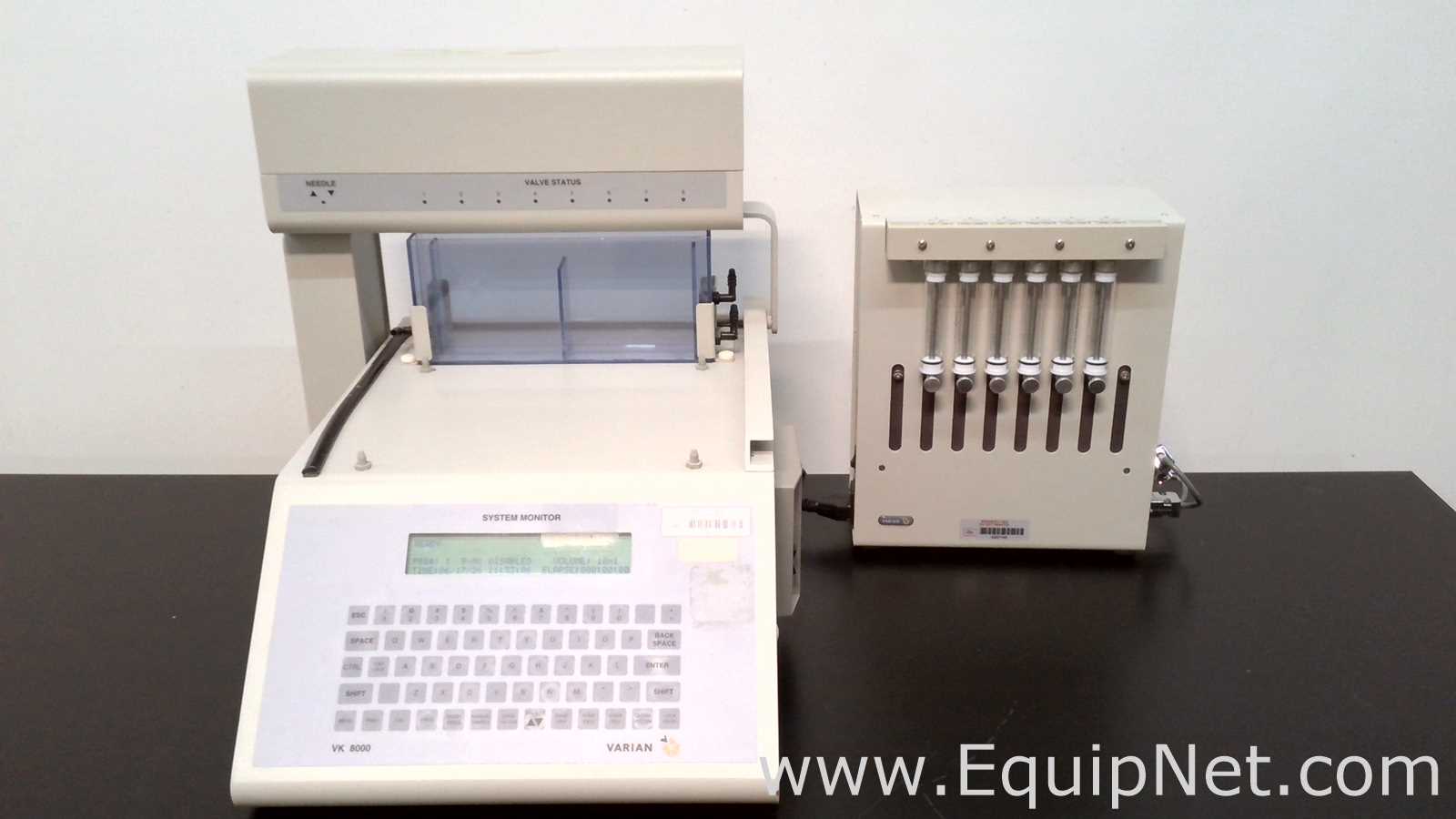 Varian VK 8000 Auto Sampler with Varian VK 806 Syringe Pump