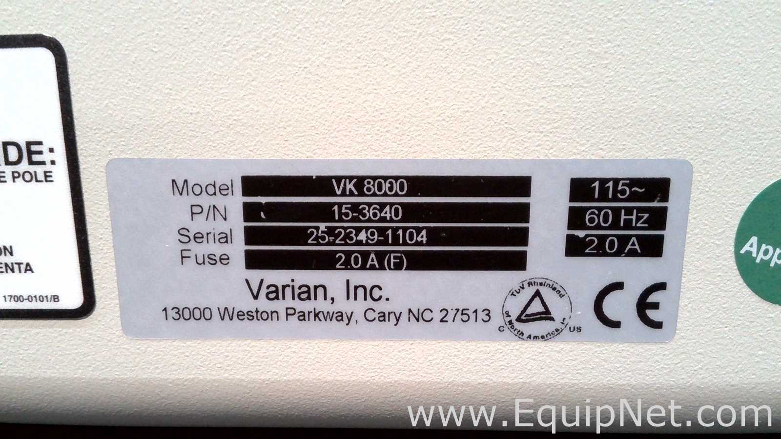 Varian VK 8000 Auto Sampler with Varian VK 806 Syringe Pump