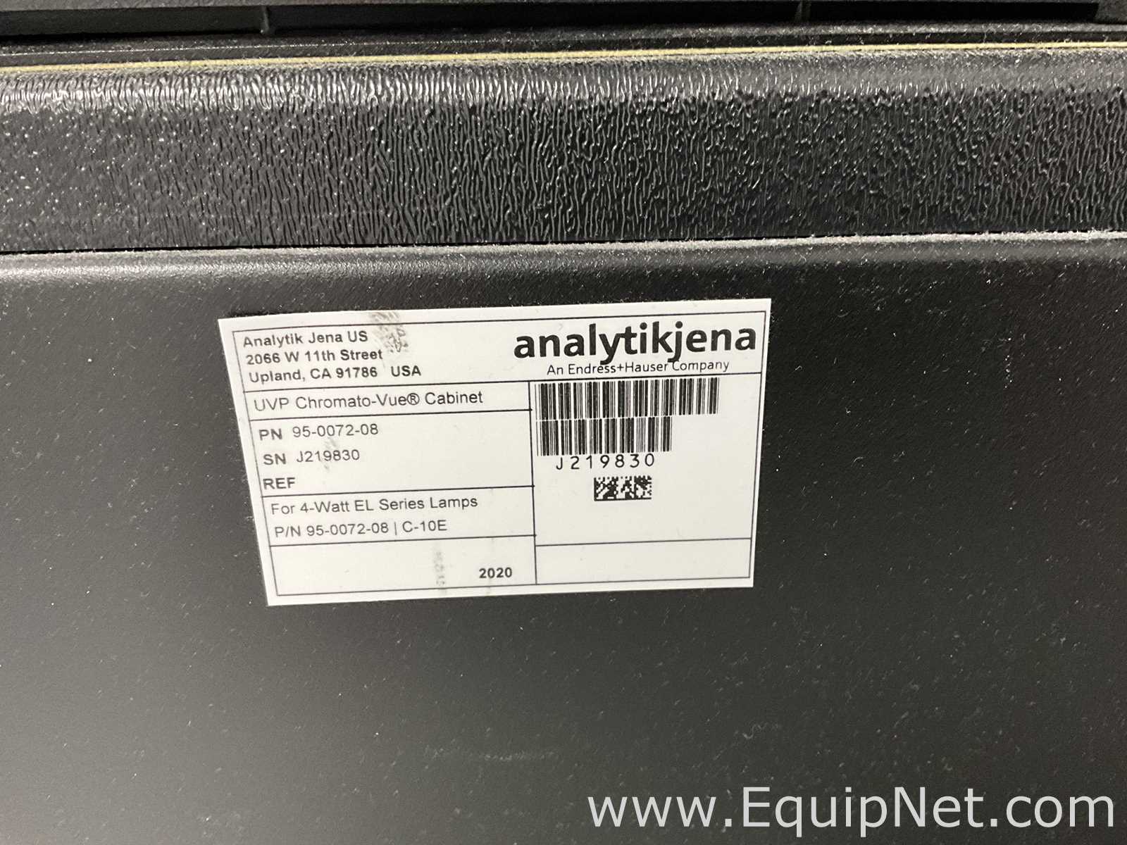Analytik Jena UVP UVGL-58 Handheld UV Lamp With UVP Chromato-Vue Cabinet