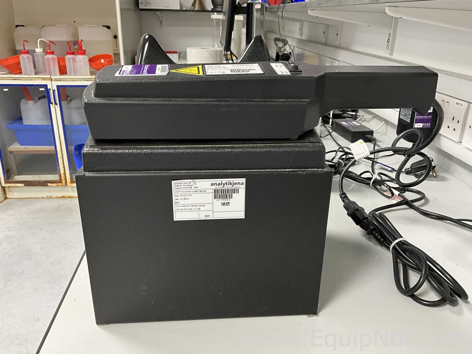 Analytik Jena UVP UVGL-58 Handheld UV Lamp With UVP Chromato-Vue Cabinet
