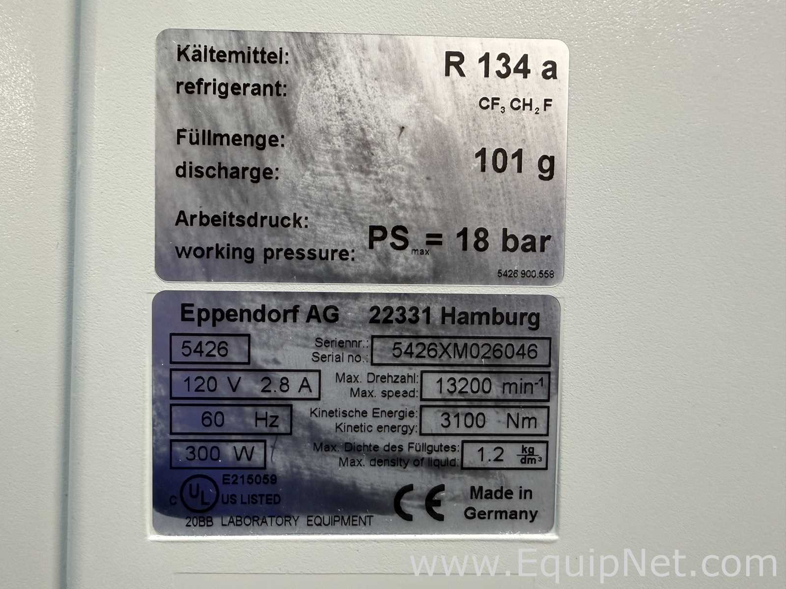 Centrífuga para Laboratórios Eppendorf 5415R