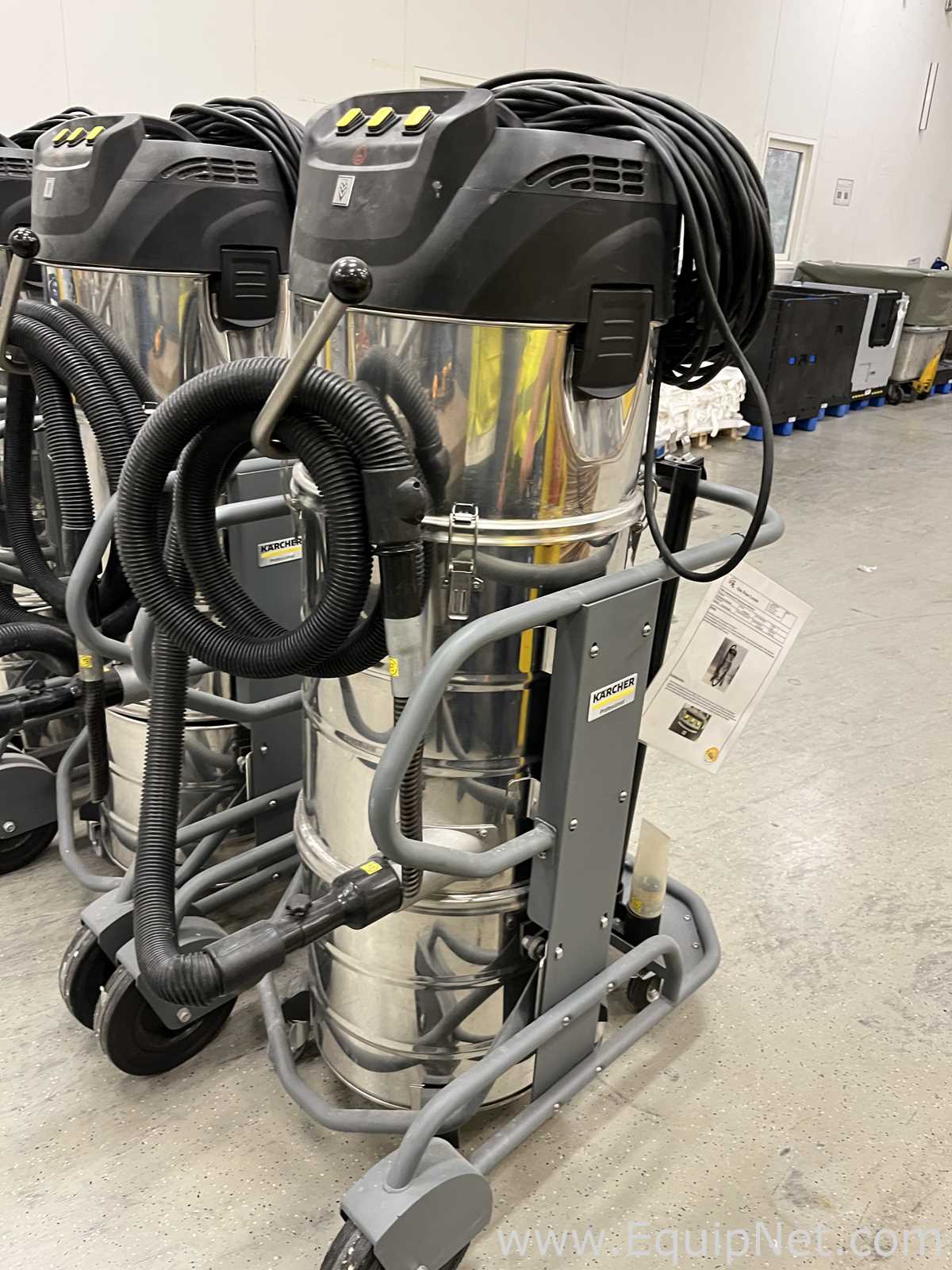 Lot of 4 Karcher IVM 60-36 -3 Industrial Vacuum Cleaners