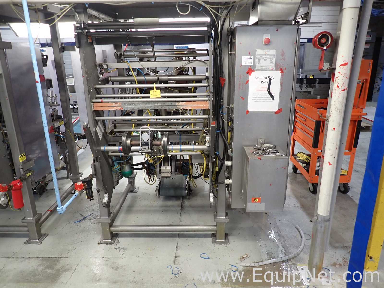 Máquina Vertical Formadora, Envasadora e Seladora Triangle Packaging Machinery Co. B2PF/A612F2RN