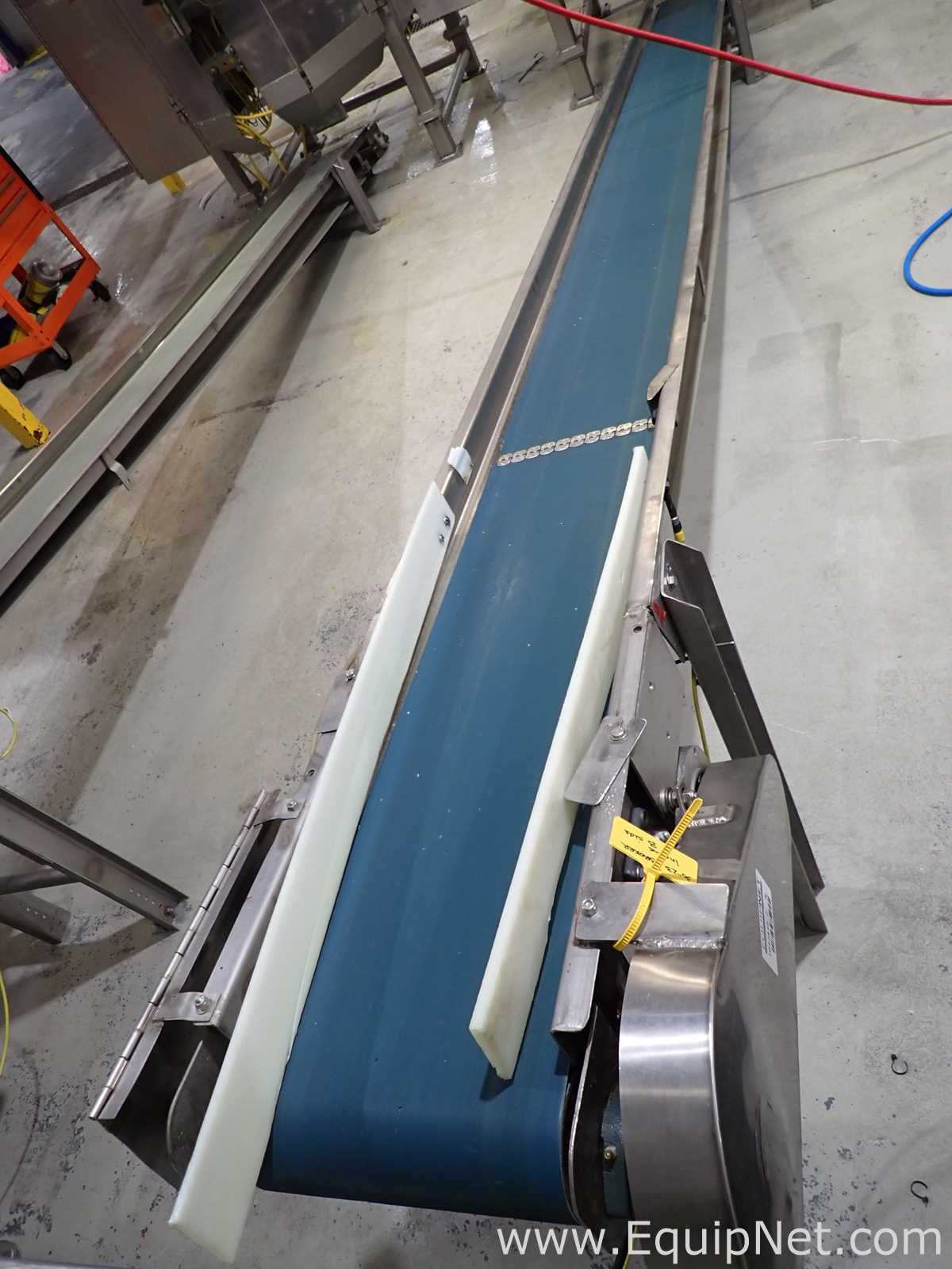 Lot of 2 188X12 Inclined Belt Conveyors  30-22,23