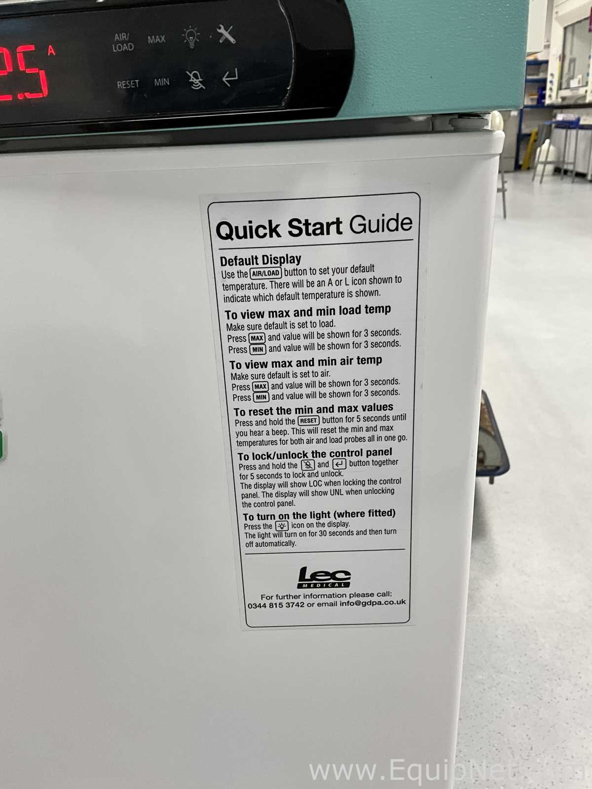 Lec Medical Undercounter Refrigerator
