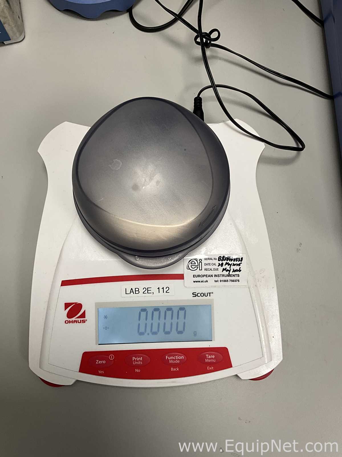 Ohaus Corporation SKX123 Analytical Balance With Power Supply