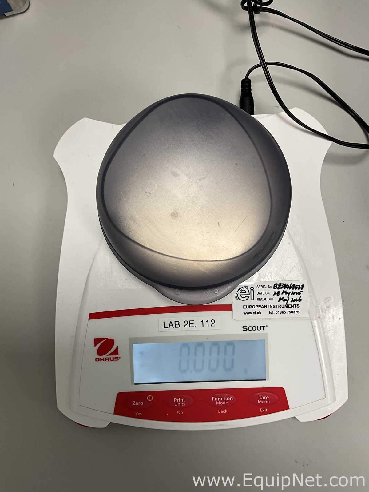 Ohaus Corporation SKX123 Analytical Balance With Power Supply