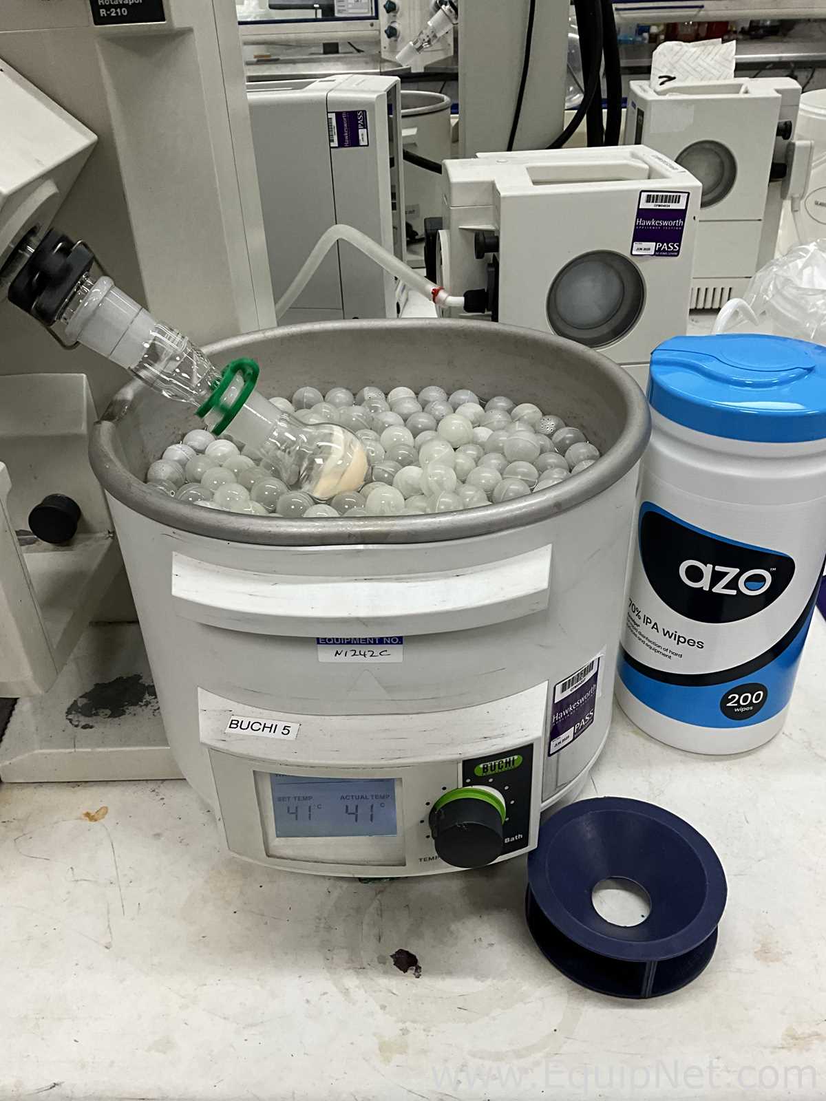 Buchi Labortechnik AG R-210 Evaporator With B-491 Heating Bath V-700 Vacuum Pump and V-850 Interface
