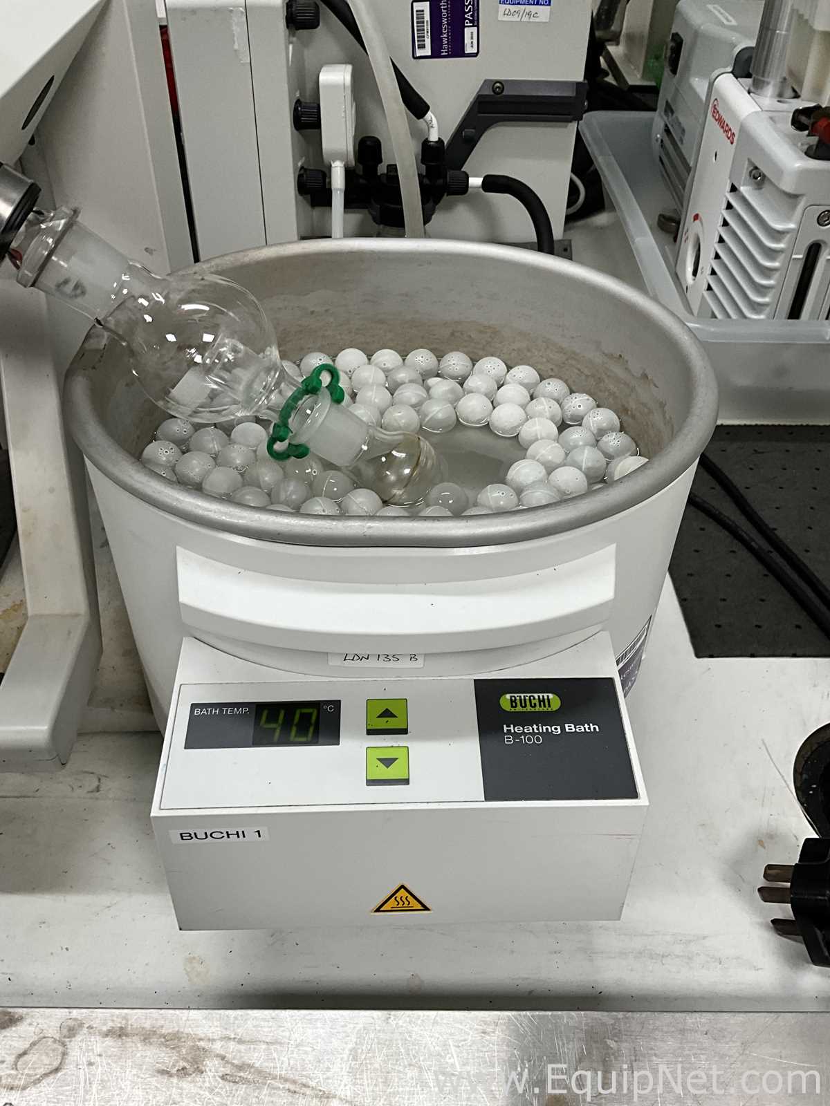 Buchi Labortechnik AG R-100 Evaporator With B-100 Heating Bath V-300 Vacuum Pump and V-850 Interface