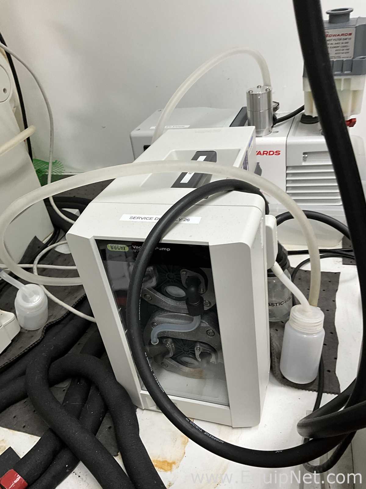 Buchi Labortechnik AG R-100 Evaporator With B-100 Heating Bath V-300 Vacuum Pump and V-850 Interface