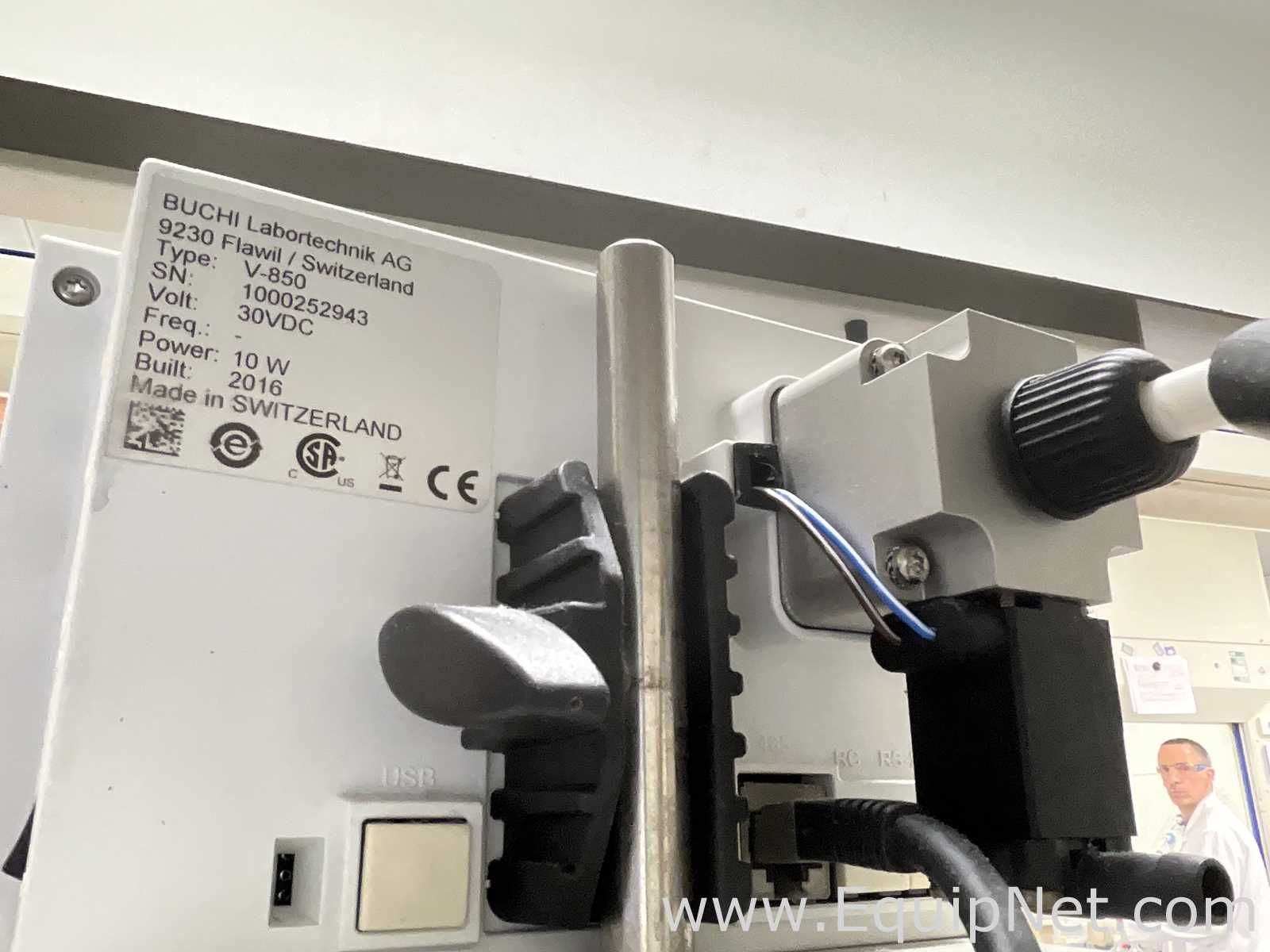 Buchi Labortechnik AG R-100 Evaporator With B-100 Heating Bath V-300 Vacuum Pump and V-850 Interface