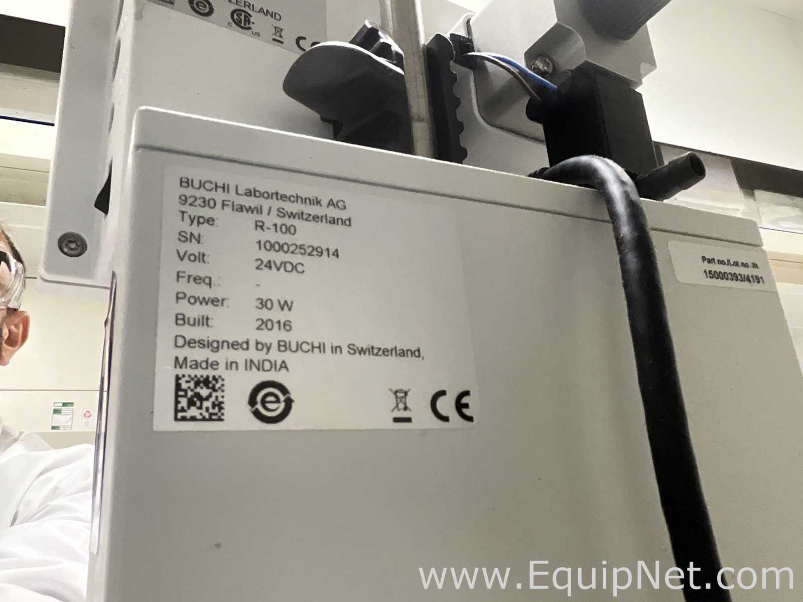 Buchi Labortechnik AG R-100 Evaporator With B-100 Heating Bath V-300 Vacuum Pump and V-850 Interface