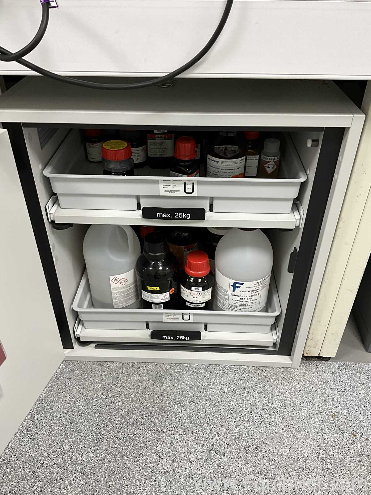 Línea de Gabinete de Almacenamiento de Inflamables Asecos Requisitos de aire  KGS