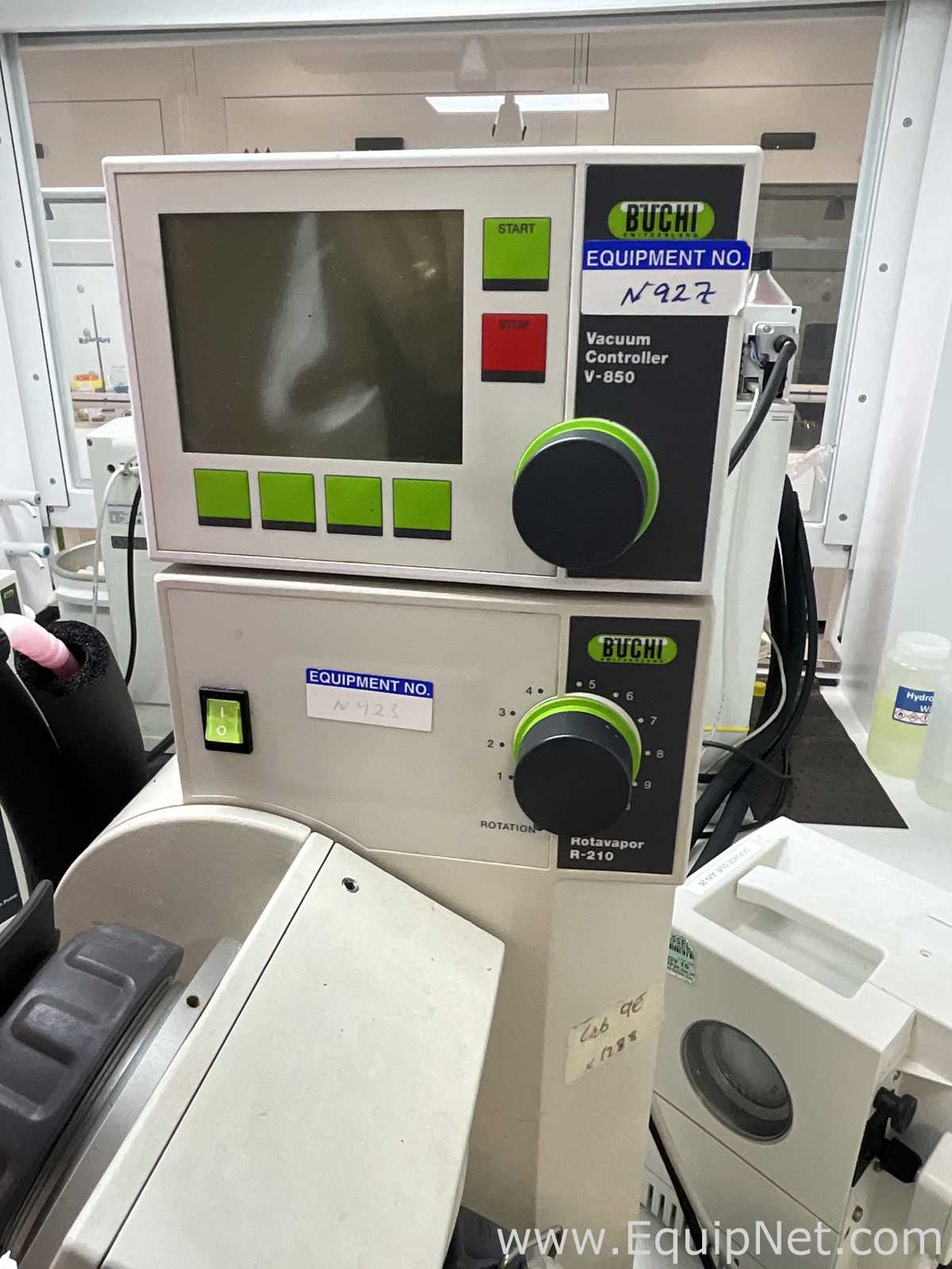 Buchi R-210 Evaporator with B-491 Heating Bath and V-700 Vacuum Pump