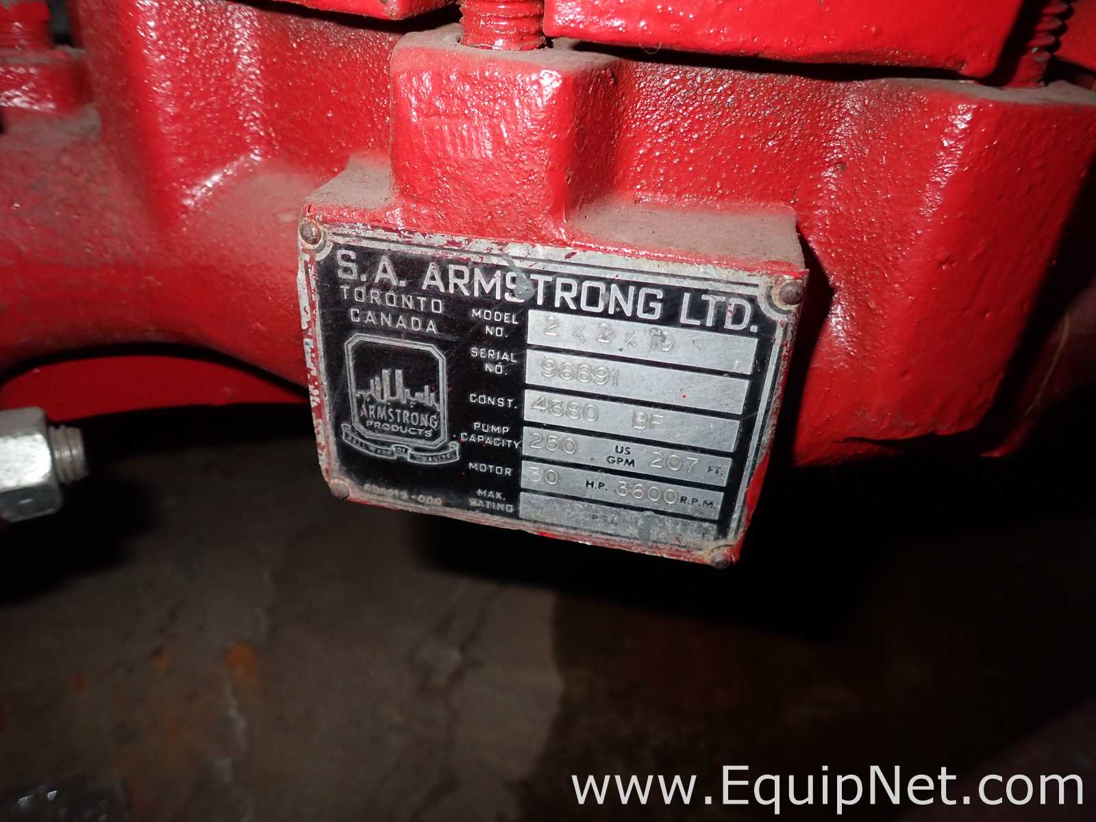 lote de   Bomba Linear S.A. Armstrong 2x2x10