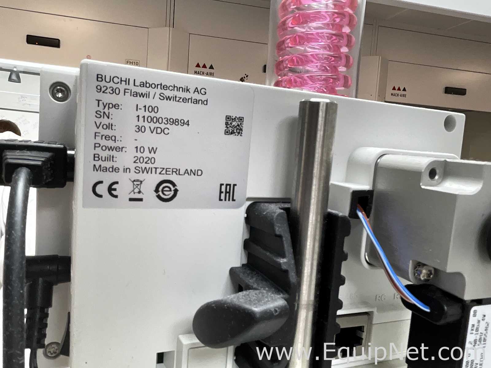 Buchi R-100 Rotary Evaporator with B-100 Heating Bath and V-300 Vacuum Pump
