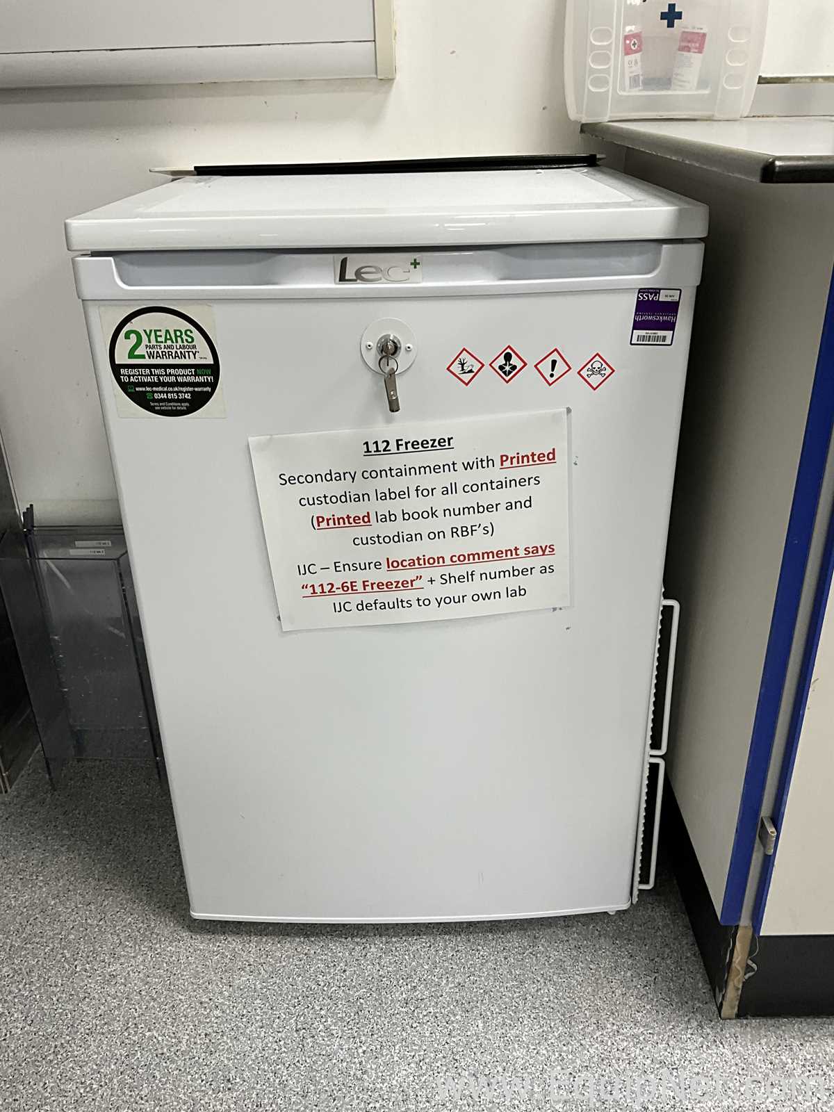 Lec Medical Plus Undercounter Freezer