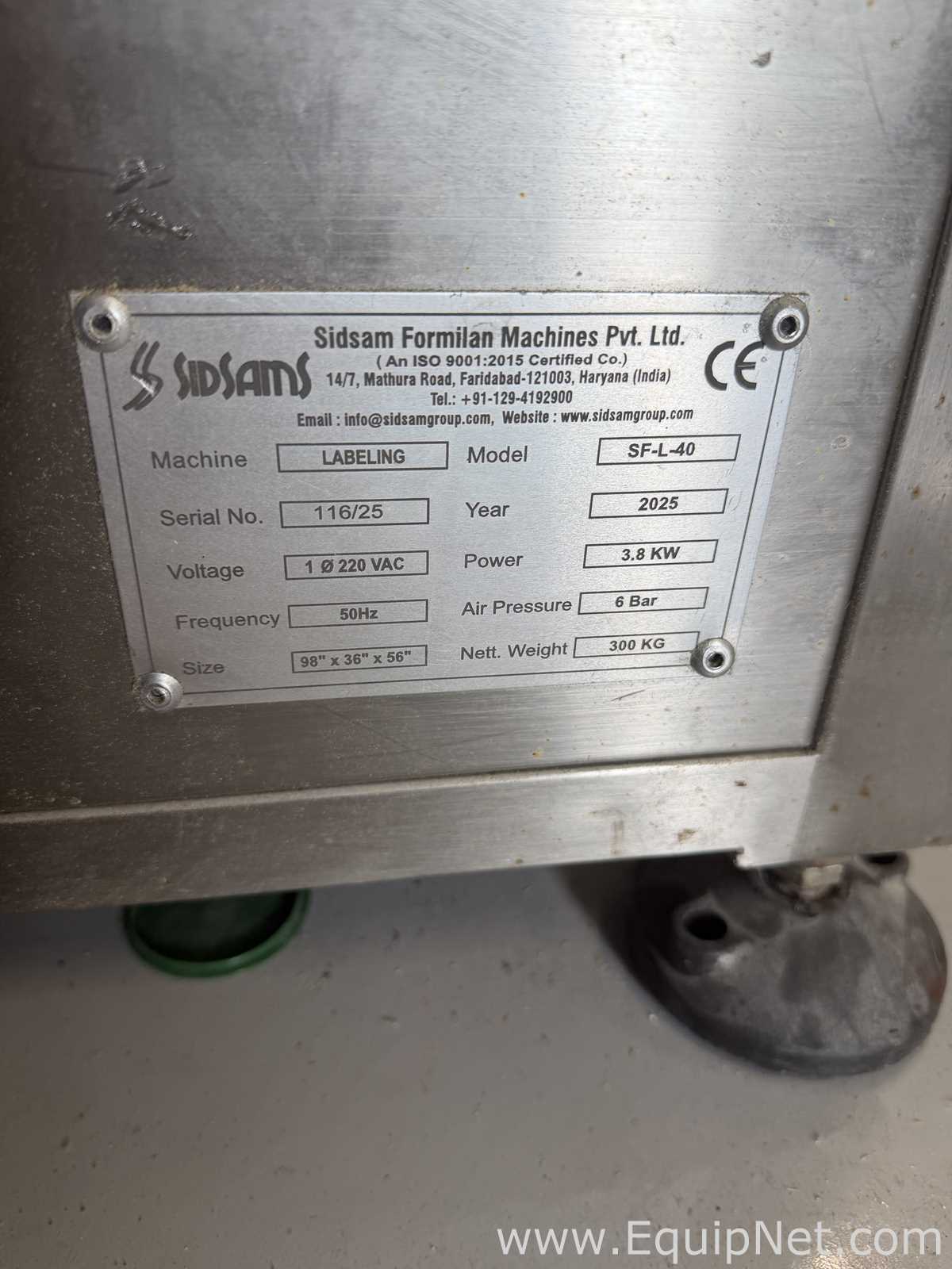 Sidsam Nicotine Packaging Line with Four VFFS Machines and Full Automation