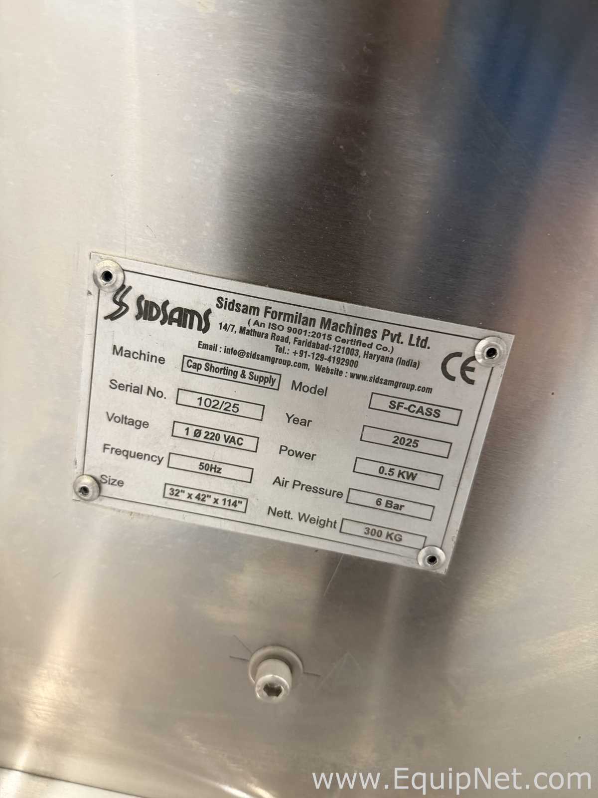 Sidsam Nicotine Packaging Line with Four VFFS Machines and Full Automation