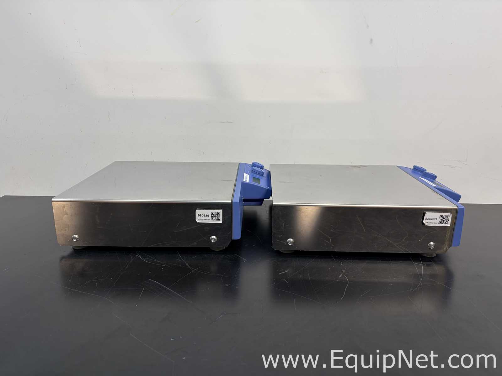 Lot of 2 IKA MIDI MR 1 D S001 Magnetic Stirrers