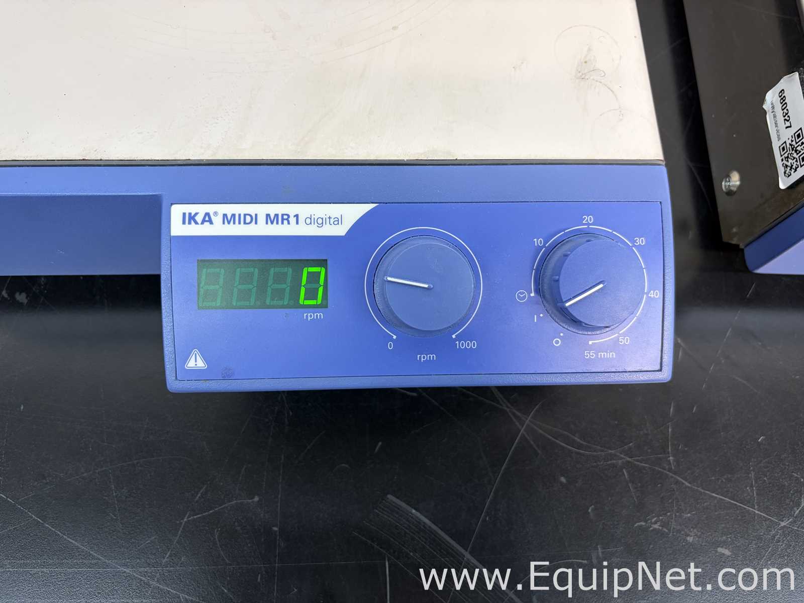 Lot of 2 IKA MIDI MR 1 D S001 Magnetic Stirrers